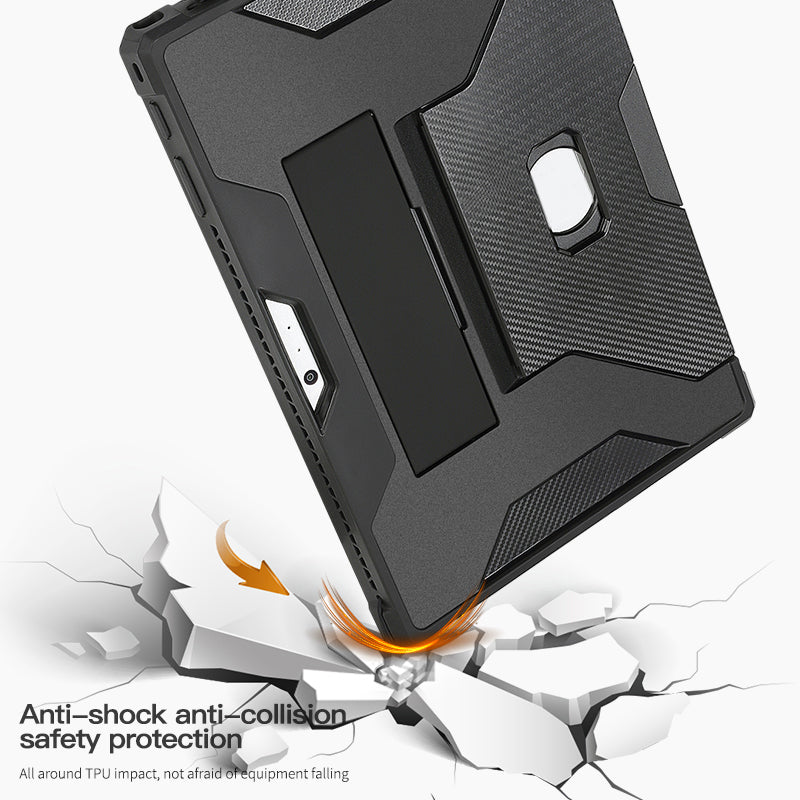 For Microsoft Surface Pro 4 5 6 7 Hard PC TPU Case Portable Carrying Case with Pencil Holder