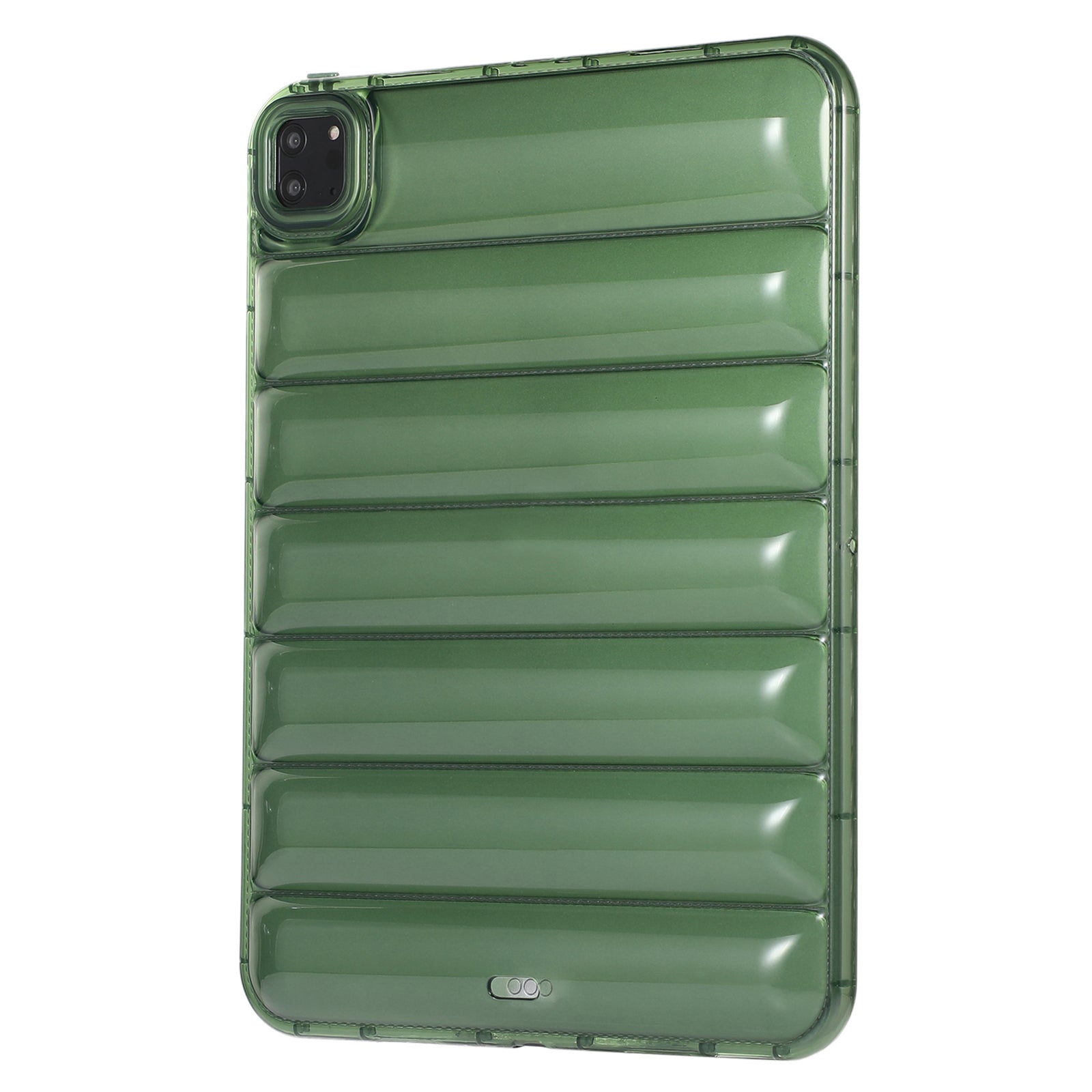 For iPad Pro 12.9 (2022) (2021) (2020) Tablet Shockproof Case Down Jacket Design Anti-scratch TPU Cover