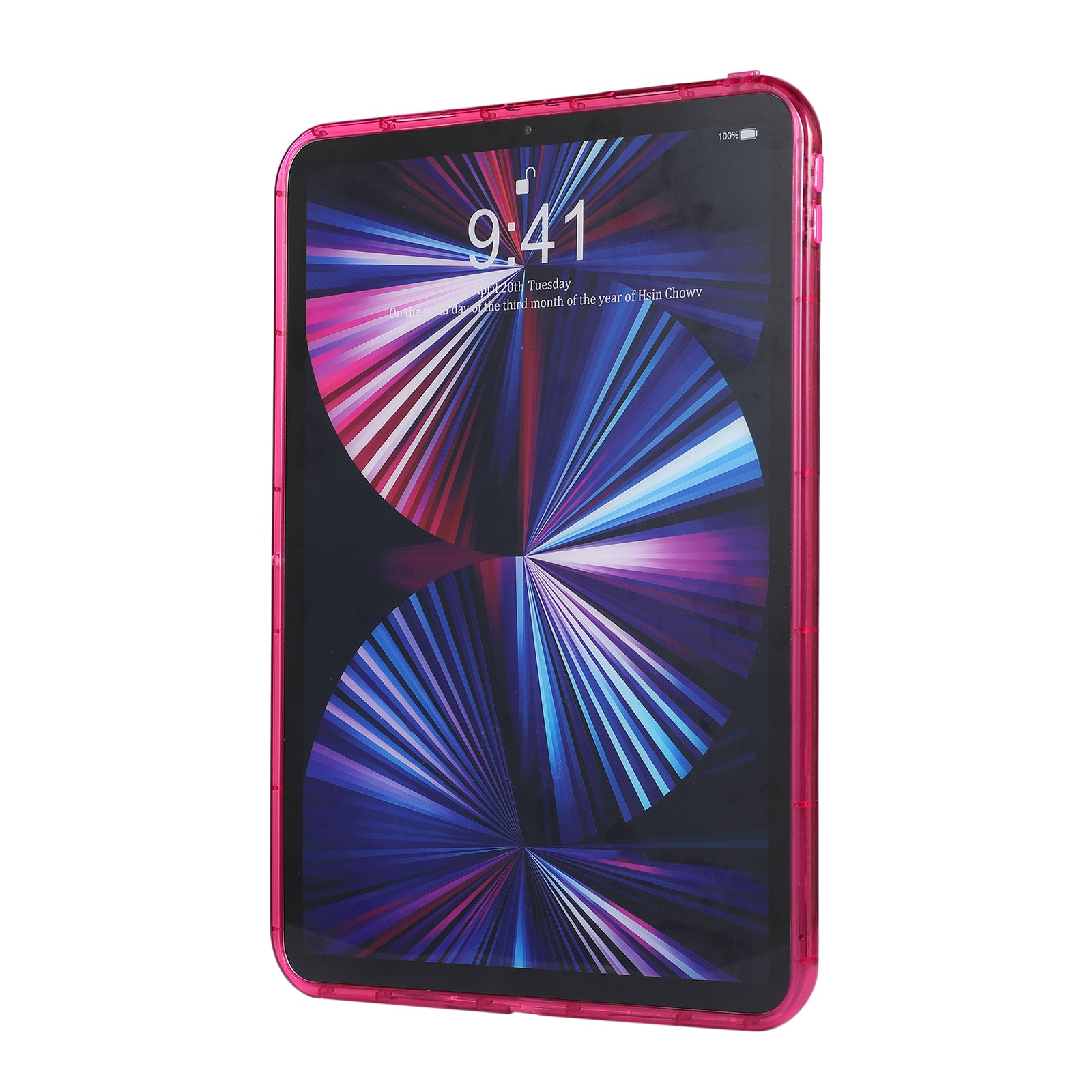 For iPad Pro 12.9 (2022) (2021) (2020) Tablet Shockproof Case Down Jacket Design Anti-scratch TPU Cover