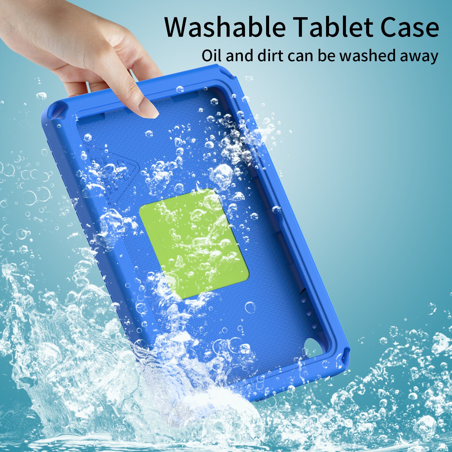 For Amazon Fire HD 8 (2022) (2020) Shockproof EVA Case with Shoulder Strap Waterproof Screen Protector