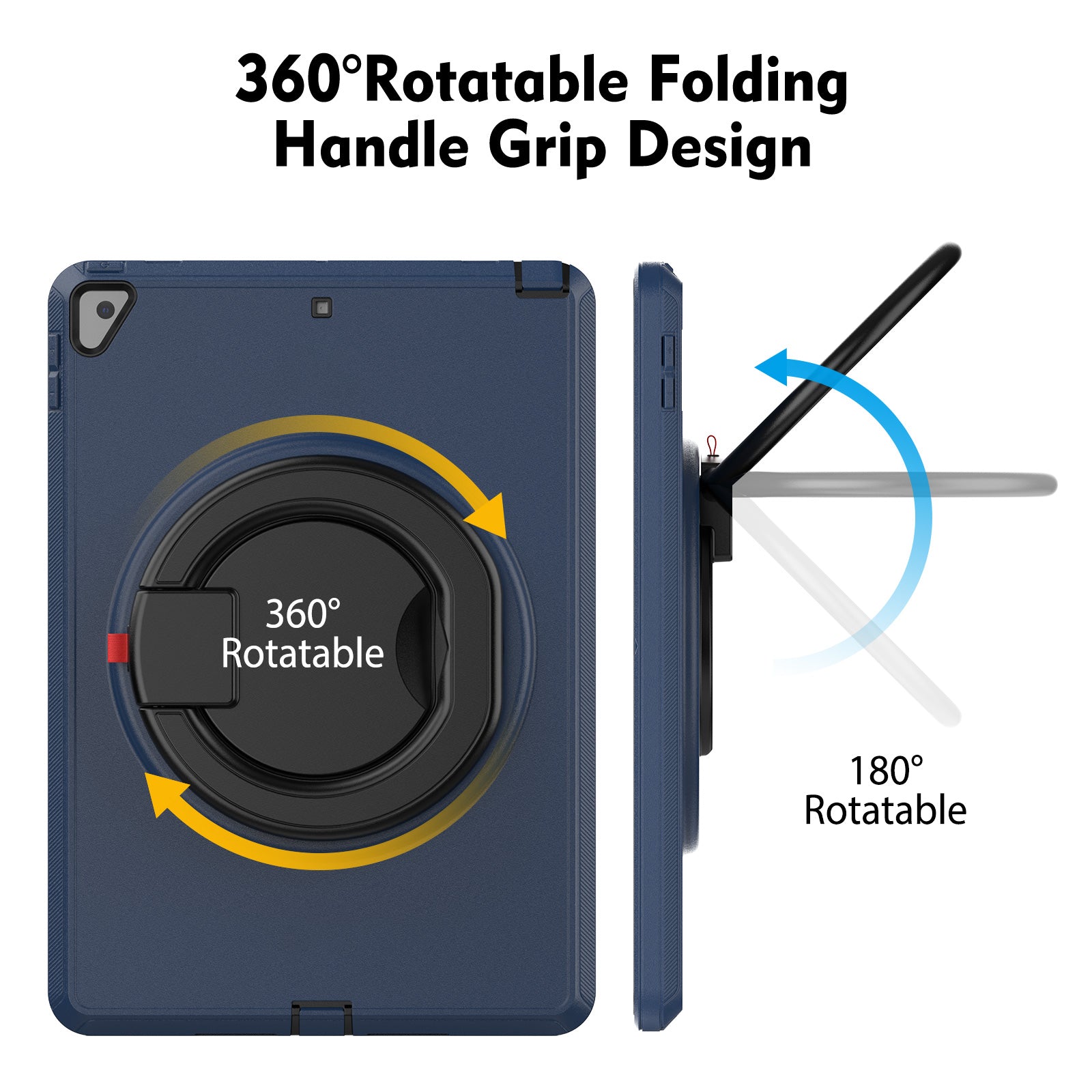 For iPad Pro 10.5-inch (2017) Air 10.5 inch (2019) Tablet Case PC TPU Kickstand Anti-Slip Cover