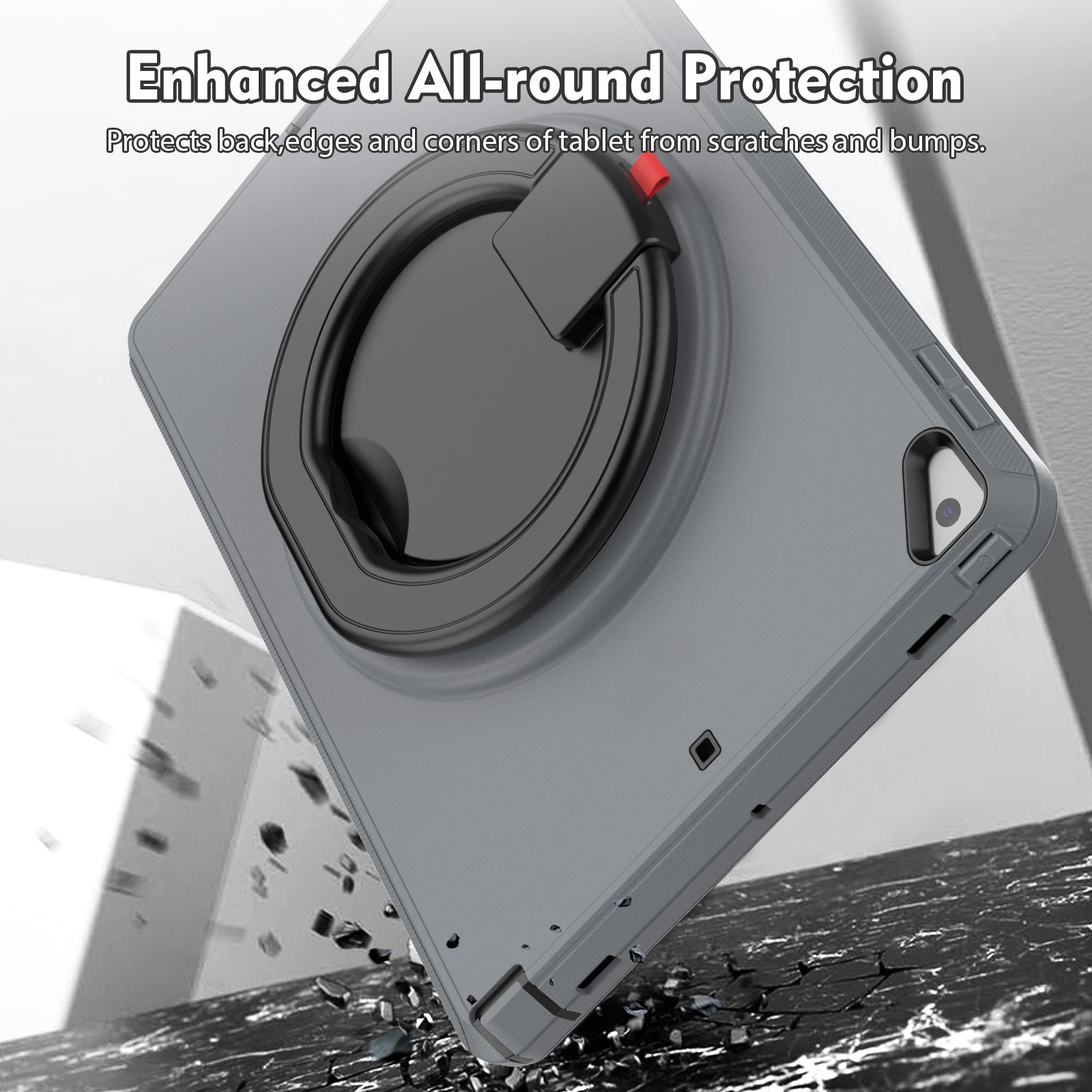 For iPad Pro 10.5-inch (2017) Air 10.5 inch (2019) Tablet Case PC TPU Kickstand Anti-Slip Cover