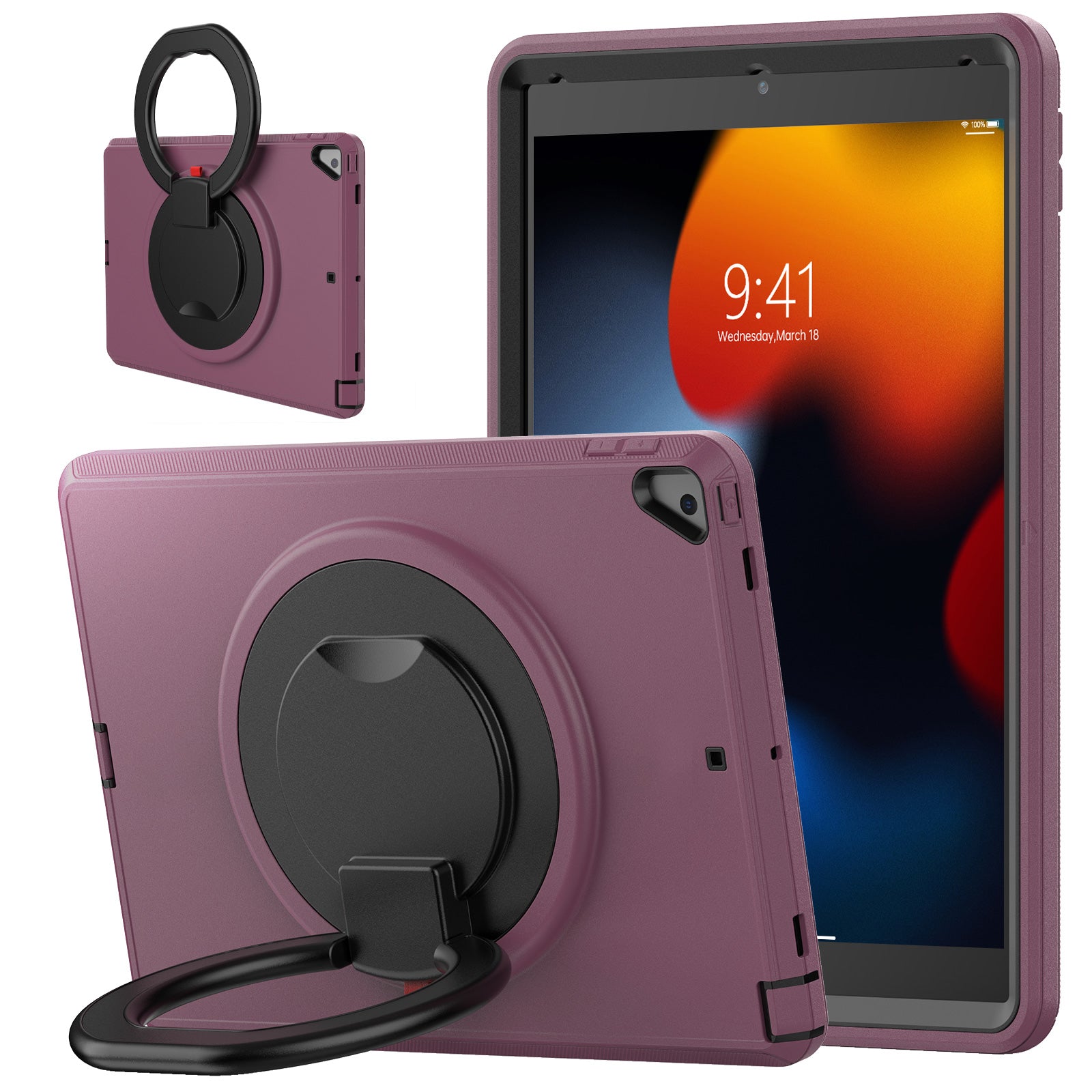 For iPad Pro 10.5-inch (2017) Air 10.5 inch (2019) Tablet Case PC TPU Kickstand Anti-Slip Cover