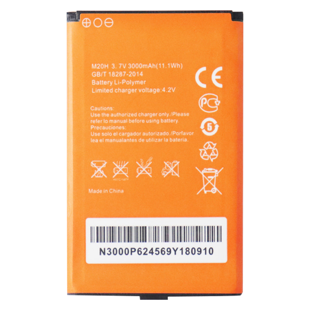 For Benton M100 M100A M100B M100C M27HG 4G LTE 3.7V 3000mAh Lithium-ion Polymer WiFi Router Hotspot Battery (Encode: M20H) (without Logo)