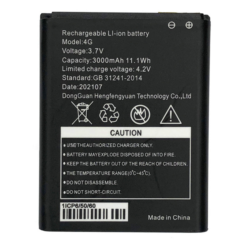 For SINELINK D623 D523 FREEWORKS D921 B803 MF836 4G Poecke WiFi 3.8V 3000mAh Lithium-ion Polymer Battery (Encode: 4G) (without Logo)