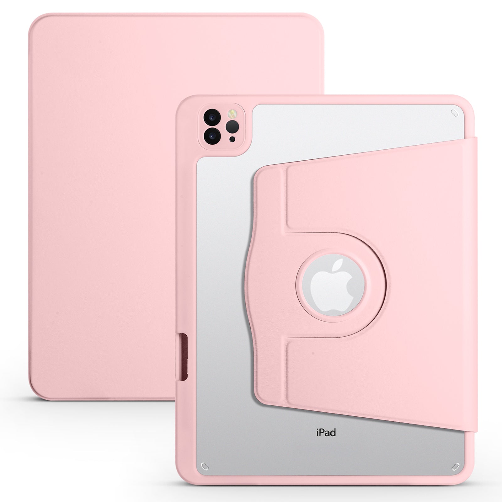 For iPad Pro 11 (2020) (2021) (2022) iPad Air (2020) (2022) Rotary Kickstand Tablet Case PU Leather Acrylic Protective Cover