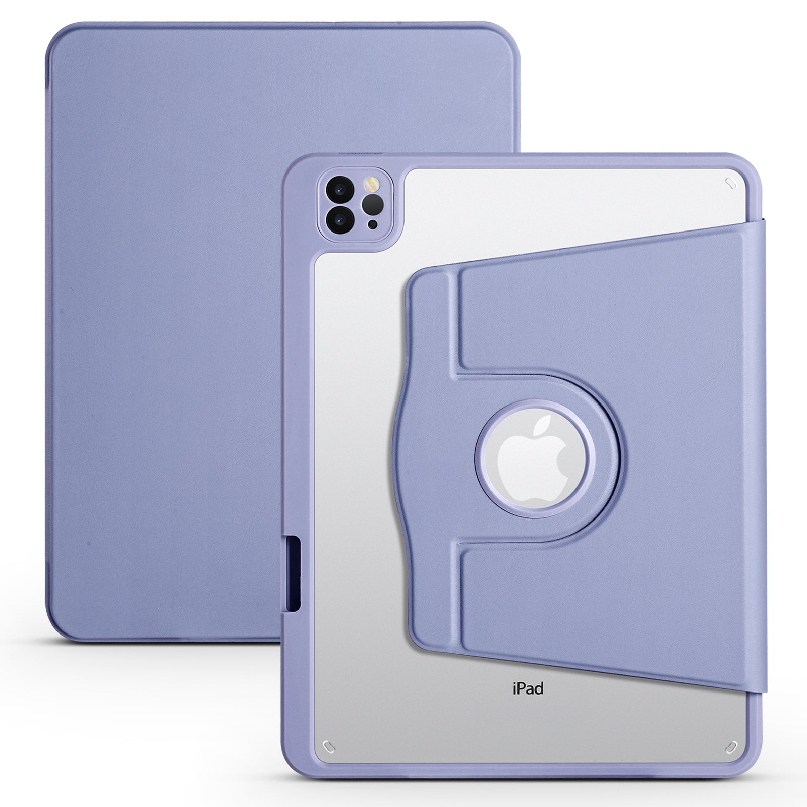 For iPad Pro 11 (2020) (2021) (2022) iPad Air (2020) (2022) Rotary Kickstand Tablet Case PU Leather Acrylic Protective Cover