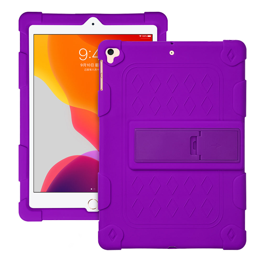 For iPad Air (2013) Air 2 iPad 9.7-inch (2017) (2018) Silicone Tablet Case PC Kickstand Protective Cover