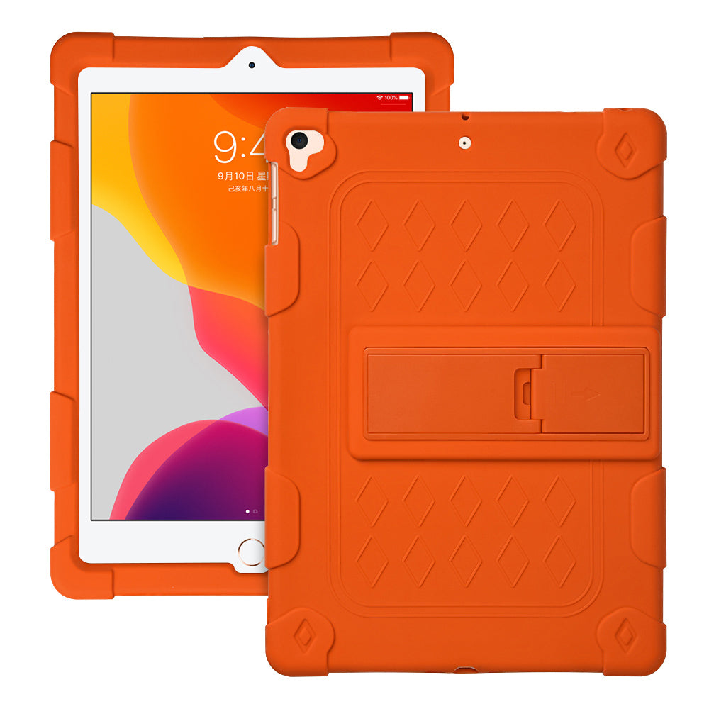 For iPad Air (2013) Air 2 iPad 9.7-inch (2017) (2018) Silicone Tablet Case PC Kickstand Protective Cover