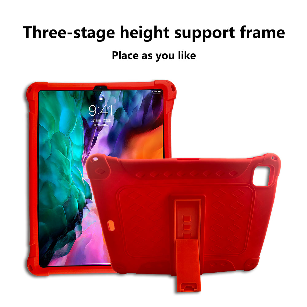 For iPad Pro 11 (2018) (2020) (2021) (2022) Air (2020) (2022) iPad 10.9 (2022) Silicone Tablet Case with Kickstand
