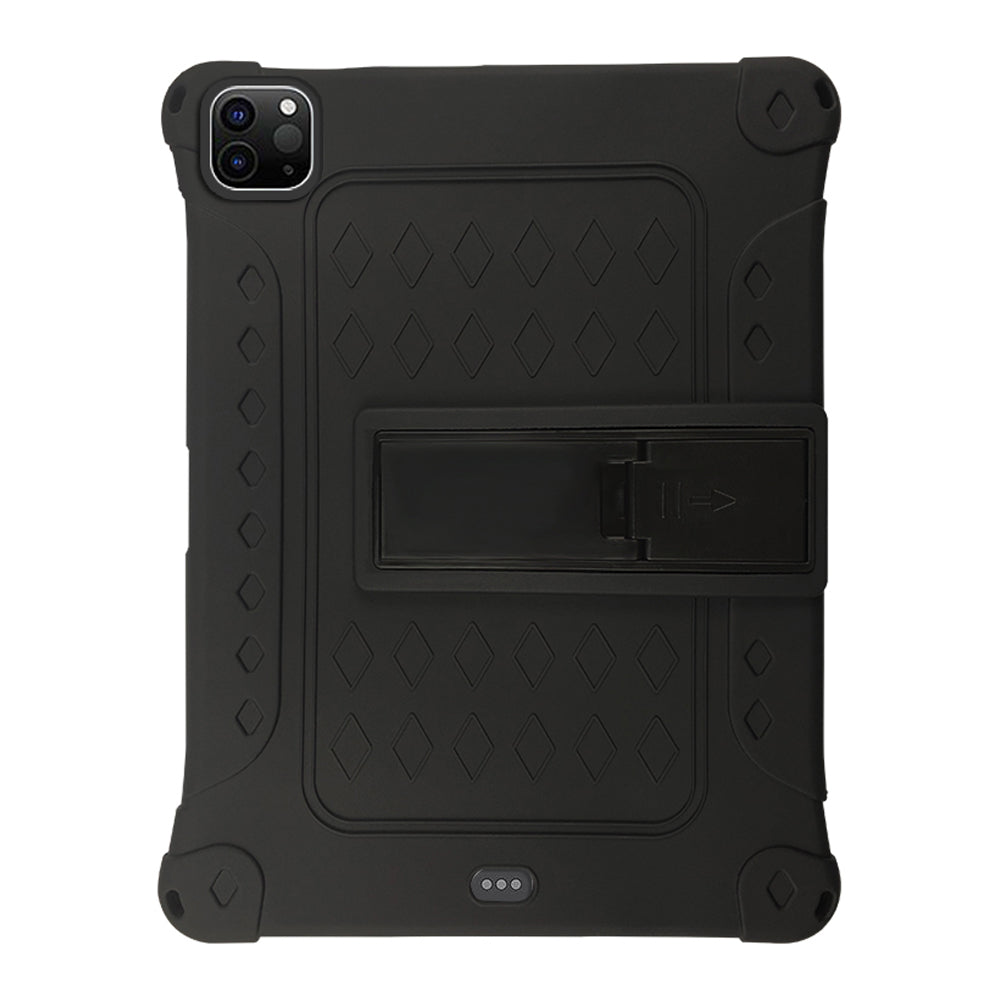 For iPad Pro 12.9 (2018) (2020) (2021) (2022) Tablet Case Soft Silicone Kickstand Protective Cover