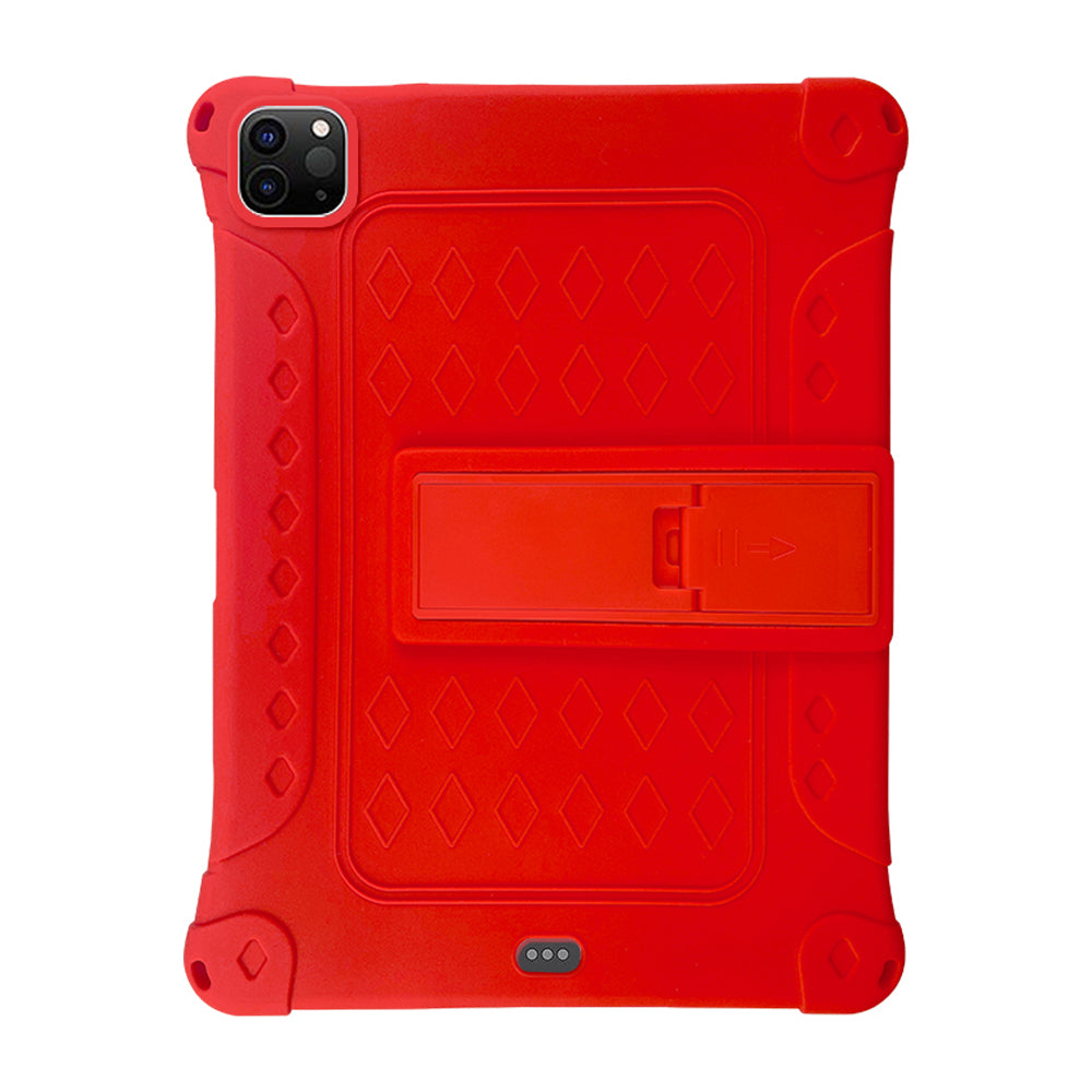 For iPad Pro 12.9 (2018) (2020) (2021) (2022) Tablet Case Soft Silicone Kickstand Protective Cover