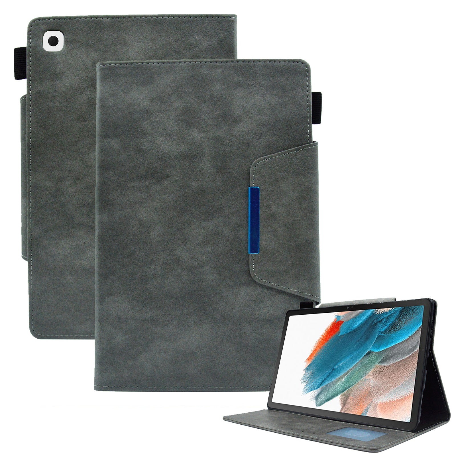 For Samsung Galaxy Tab A 8.0 (2019) SM-T290 (Wi-Fi) / SM-T295 (LTE) Tablet Case Leather Business Slim Stand Cover