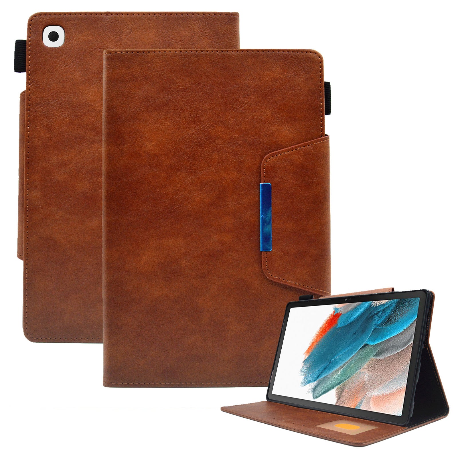 For Samsung Galaxy Tab A 8.0 (2019) SM-T290 (Wi-Fi) / SM-T295 (LTE) Tablet Case Leather Business Slim Stand Cover