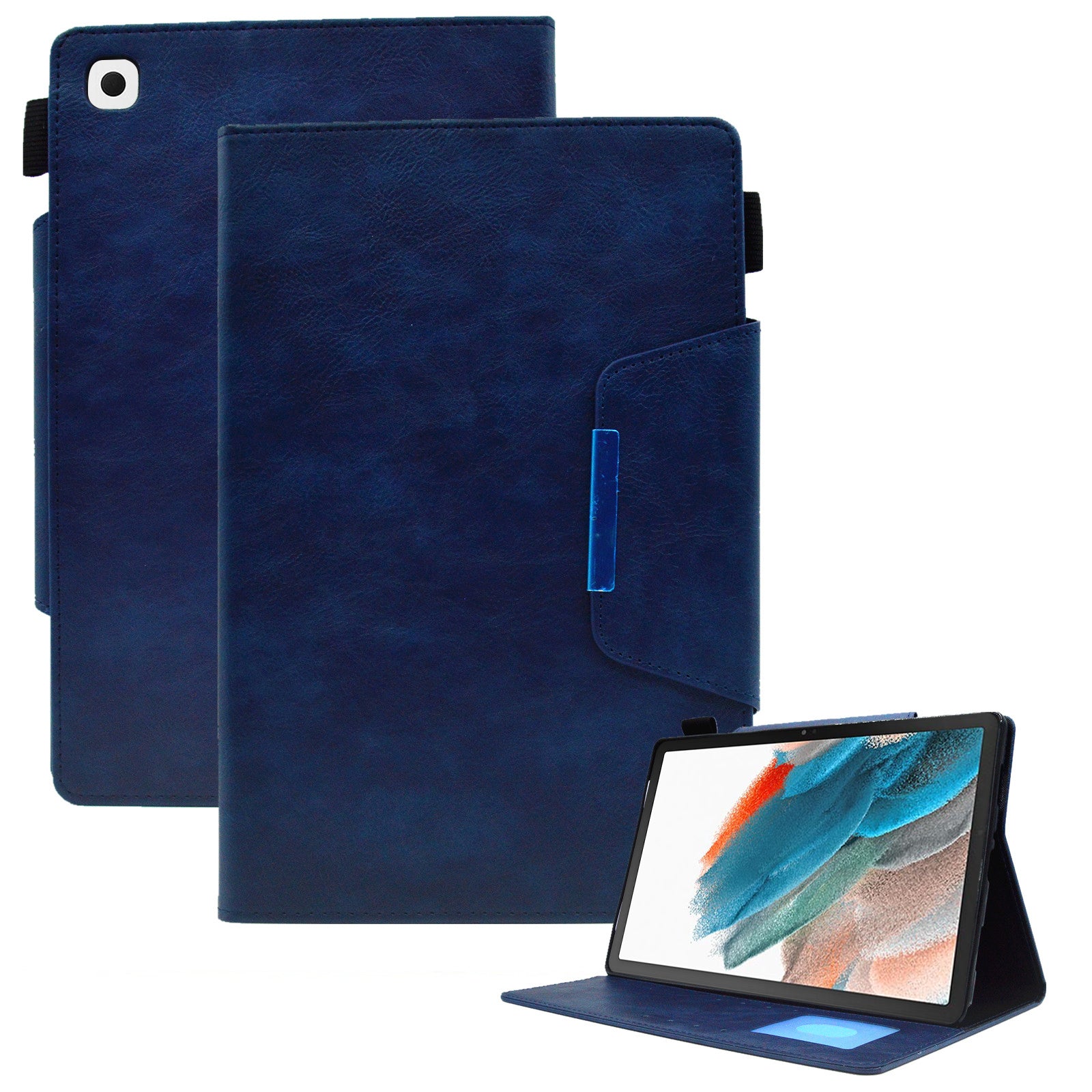 For Samsung Galaxy Tab A 8.0 (2019) SM-T290 (Wi-Fi) / SM-T295 (LTE) Tablet Case Leather Business Slim Stand Cover