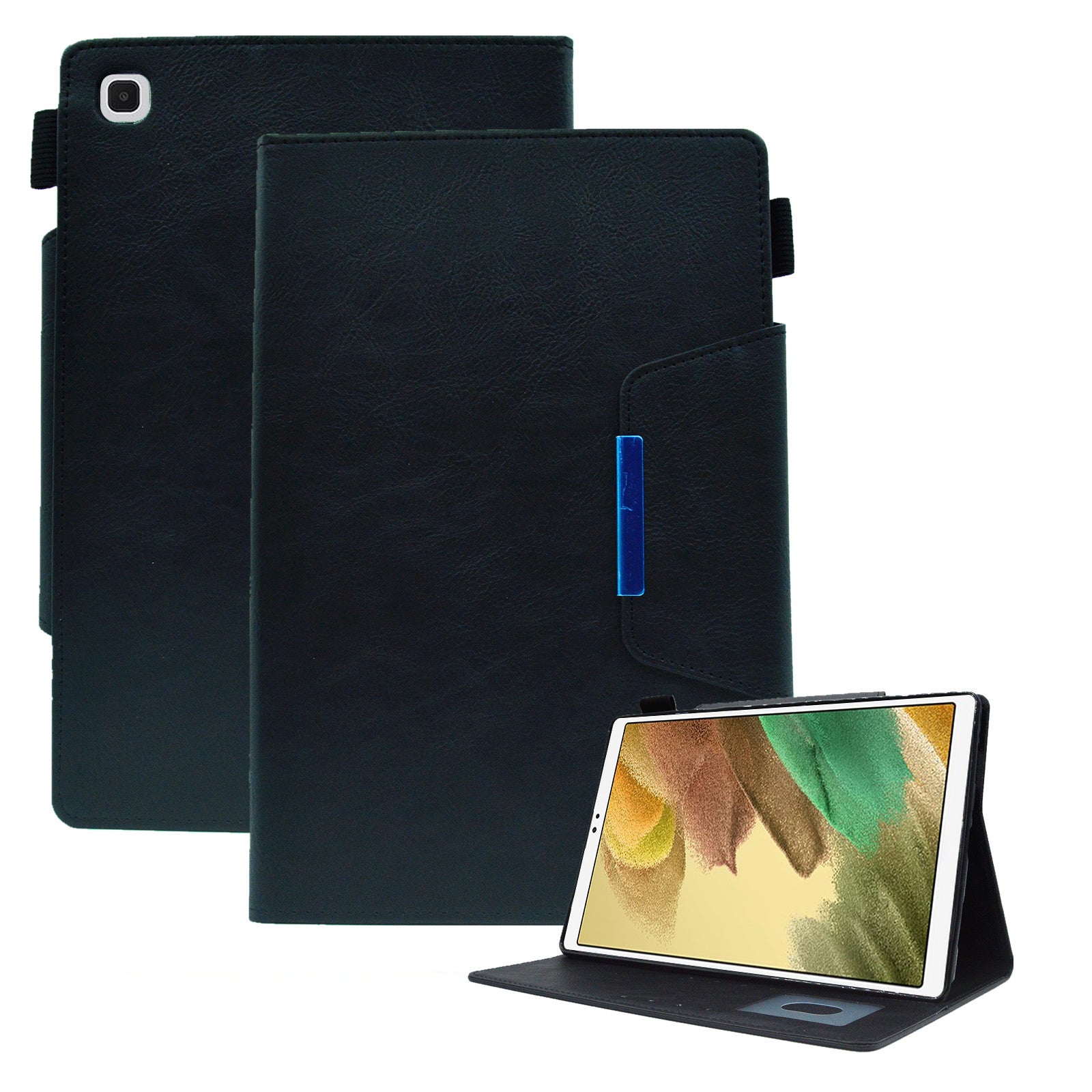 For Samsung Galaxy Tab A7 Lite 8.7-inch T220 / T225 Leather Tablet Stand Cover Wallet Slim Tablet Case