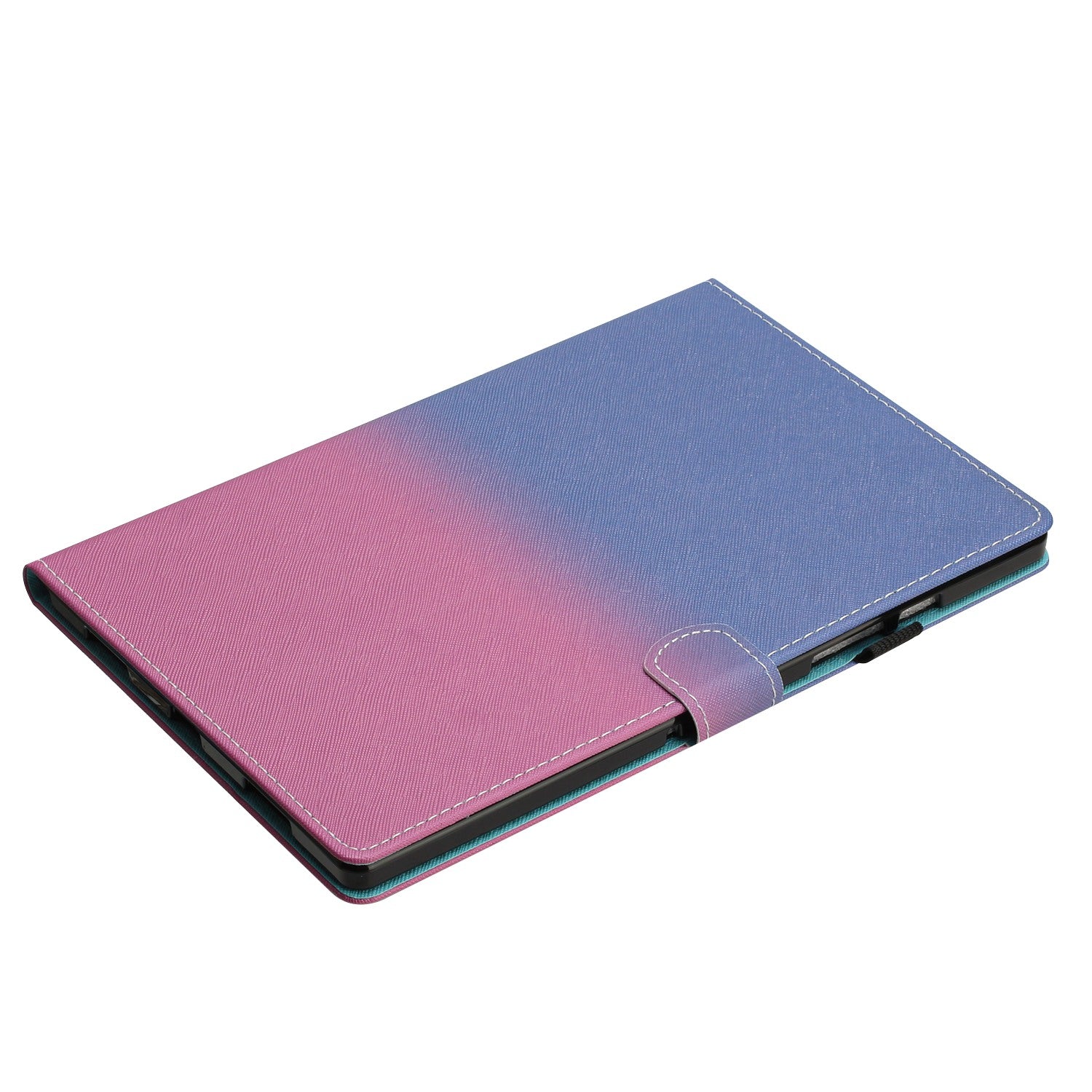 For Samsung Galaxy Tab A8 10.5 (2021) X205 / X200 Gradient Tablet Case Folding Stand PU Leather Cover with Card Holder