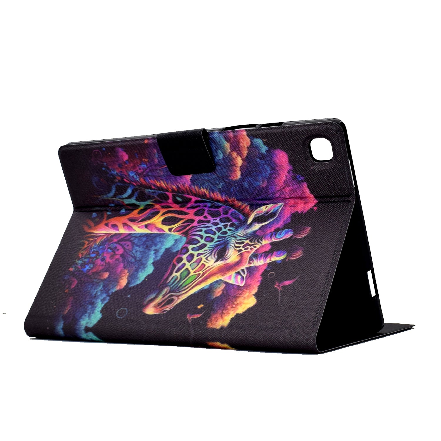 Leather Flip Cover for Samsung Galaxy Tab S6 Lite (SM-P610 / 615) Case Pattern Printed Tablet Cover with Card Holder