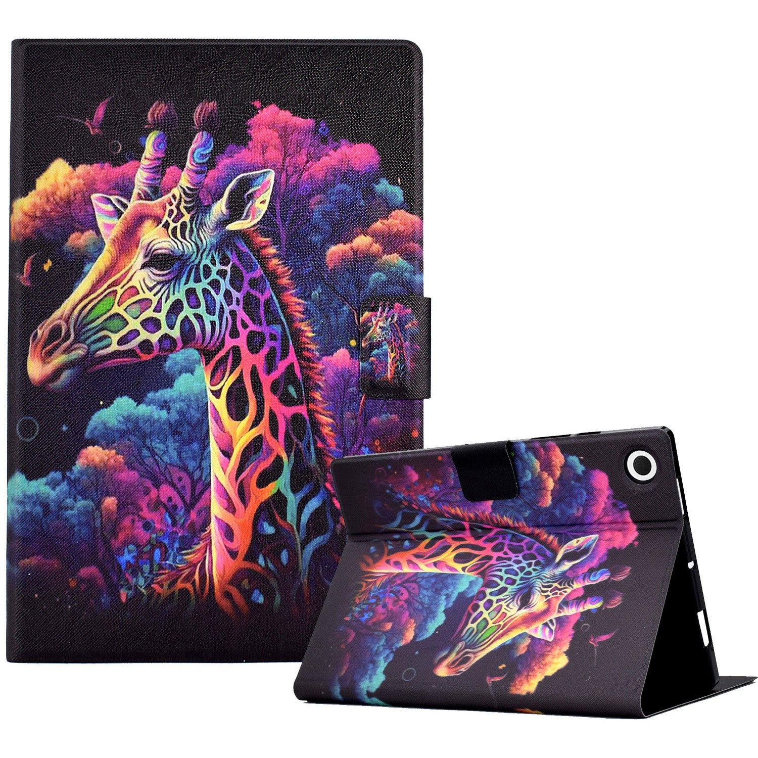 Pattern Printed Leather Cover for Samsung Galaxy Tab A8 10.5 (2021) X205 / X200 Card Slots Tablet Case