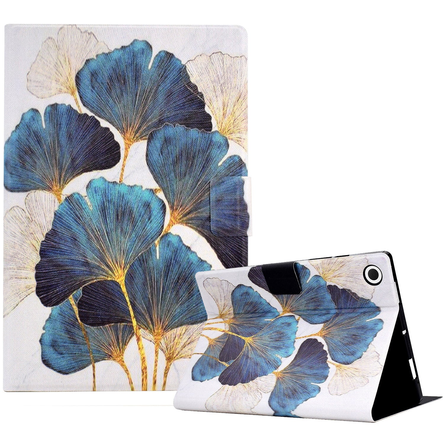 Pattern Printed Leather Cover for Samsung Galaxy Tab A8 10.5 (2021) X205 / X200 Card Slots Tablet Case