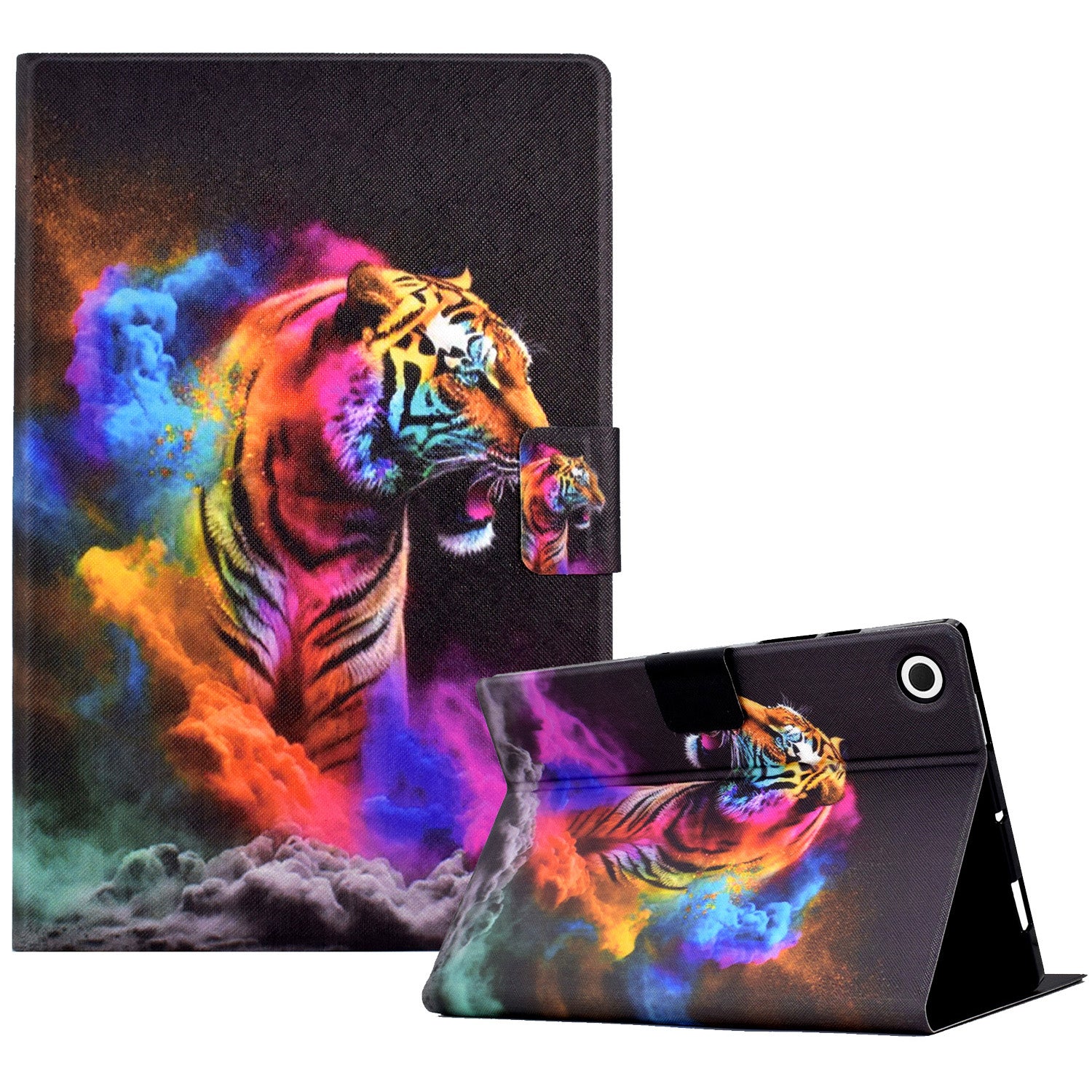Pattern Printed Leather Cover for Samsung Galaxy Tab A8 10.5 (2021) X205 / X200 Card Slots Tablet Case