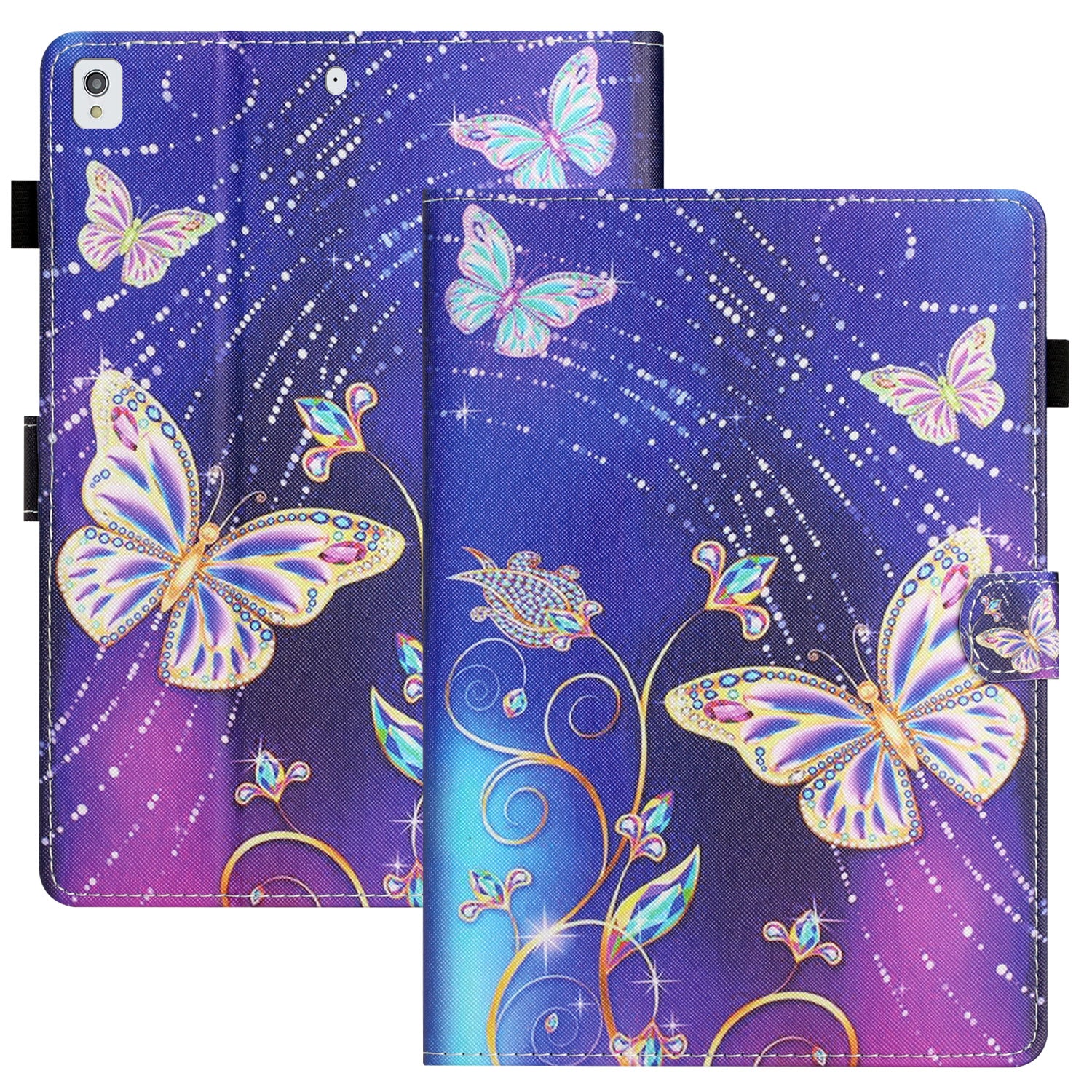 Pattern Printing Tablet Case for Samsung Galaxy Tab S6 Lite P610 / P615 Anti-Scratch PU Leather Flip Cover