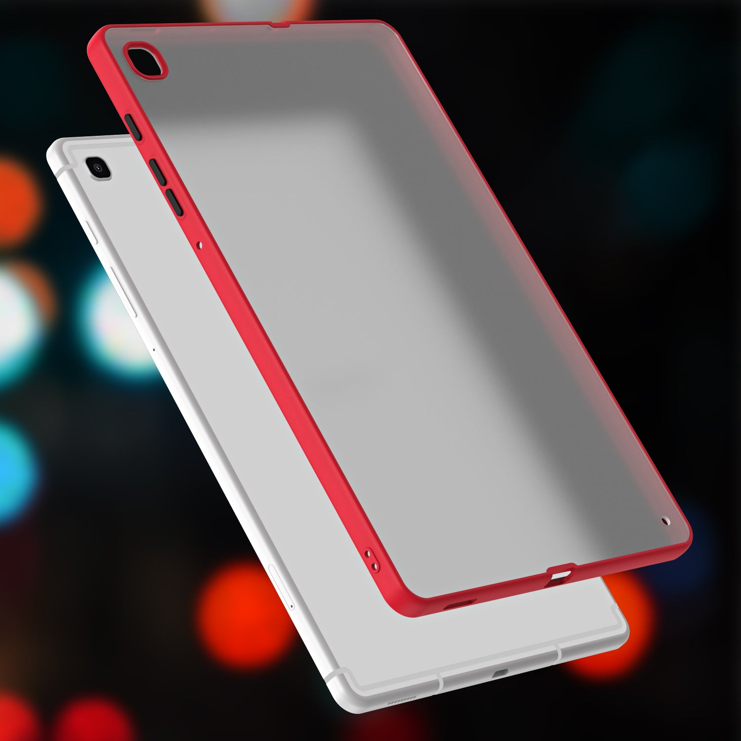 For Samsung Galaxy Tab A7 Lite 8.7-inch T225 T220 Contrast Color Tablet Case Matte PC TPU Back Cover