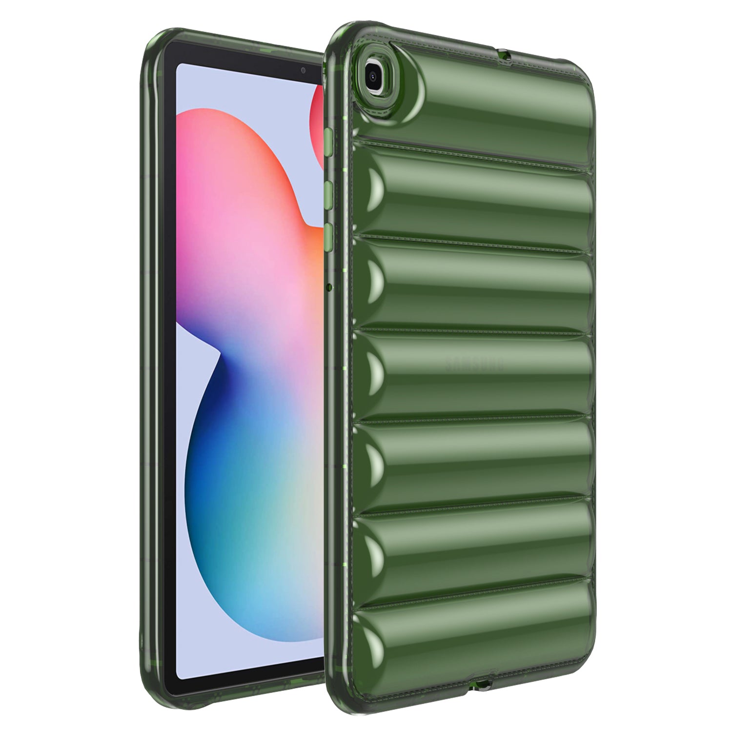 For Samsung Galaxy Tab S6 Lite P610 P615 / Tab S6 Lite (2022) TPU Tablet Case Down Jacket Design Protective Cover