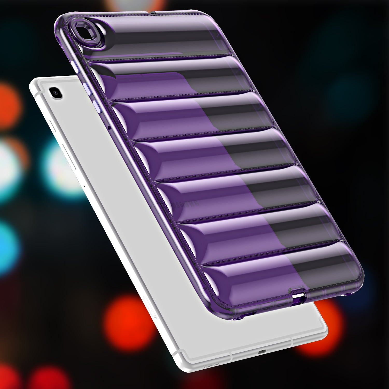 For Samsung Galaxy Tab S6 Lite P610 P615 / Tab S6 Lite (2022) TPU Tablet Case Down Jacket Design Protective Cover