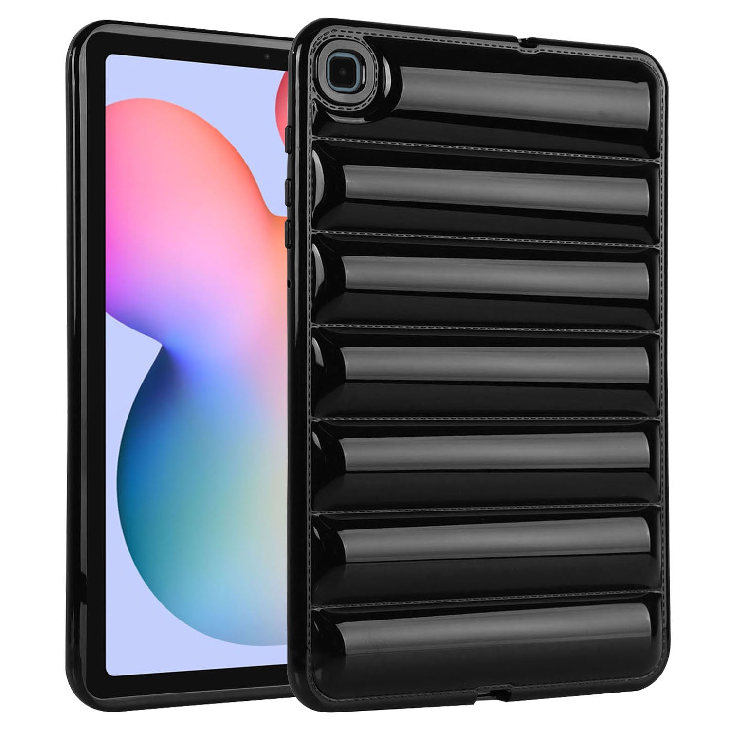 For Samsung Galaxy Tab S6 Lite P610 P615 / S6 Lite (2022) Anti-Shock Tablet Case Down Jacket Texture Soft TPU Cover