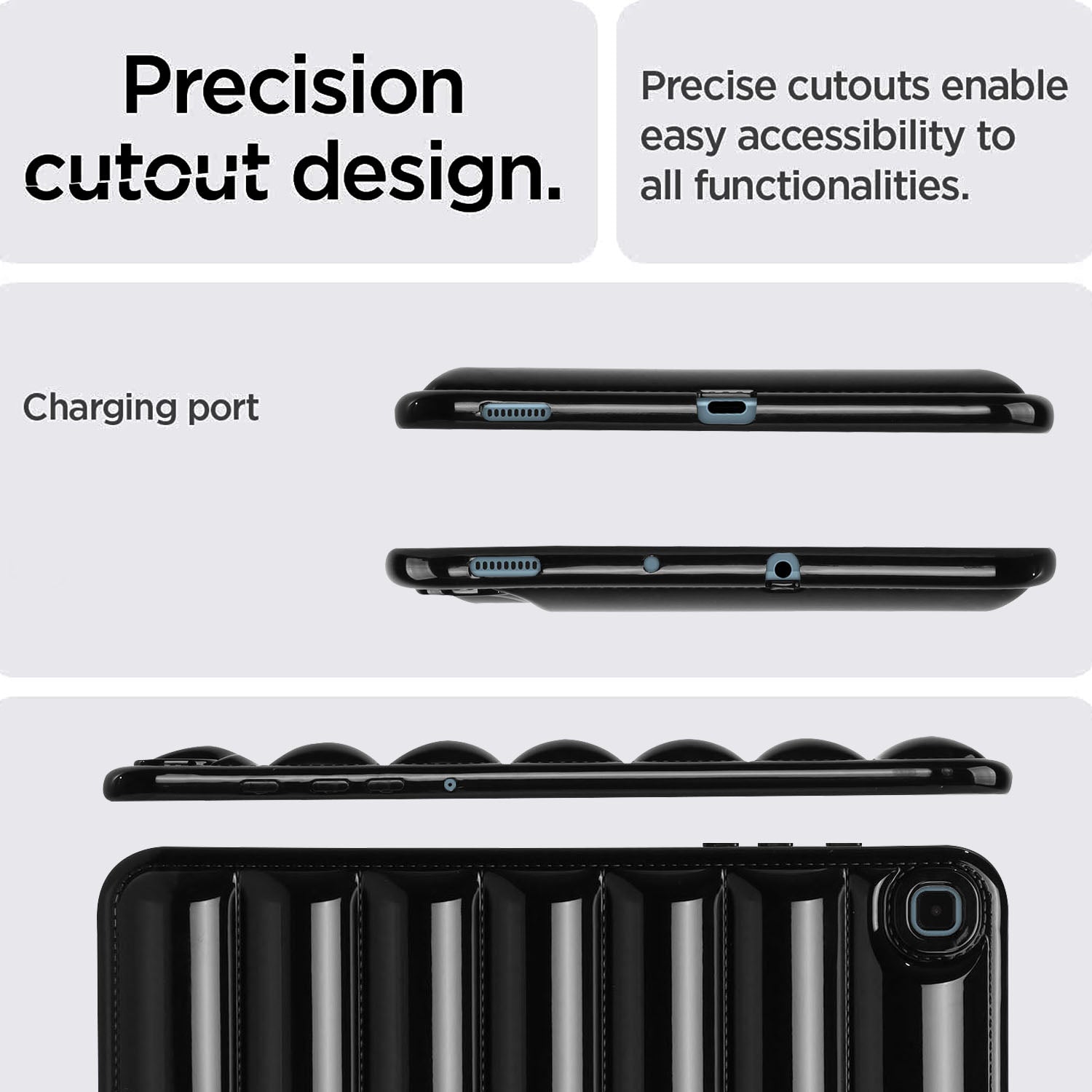 For Samsung Galaxy Tab S6 Lite P610 P615 / S6 Lite (2022) Anti-Shock Tablet Case Down Jacket Texture Soft TPU Cover