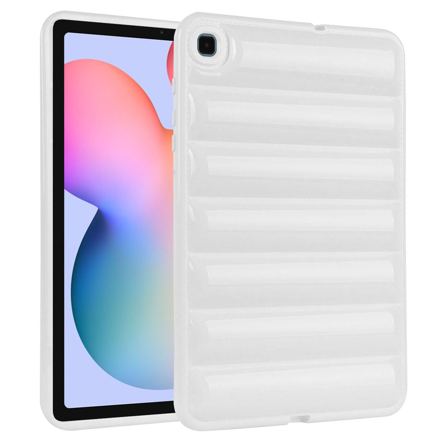 For Samsung Galaxy Tab S6 Lite P610 P615 / S6 Lite (2022) Anti-Shock Tablet Case Down Jacket Texture Soft TPU Cover