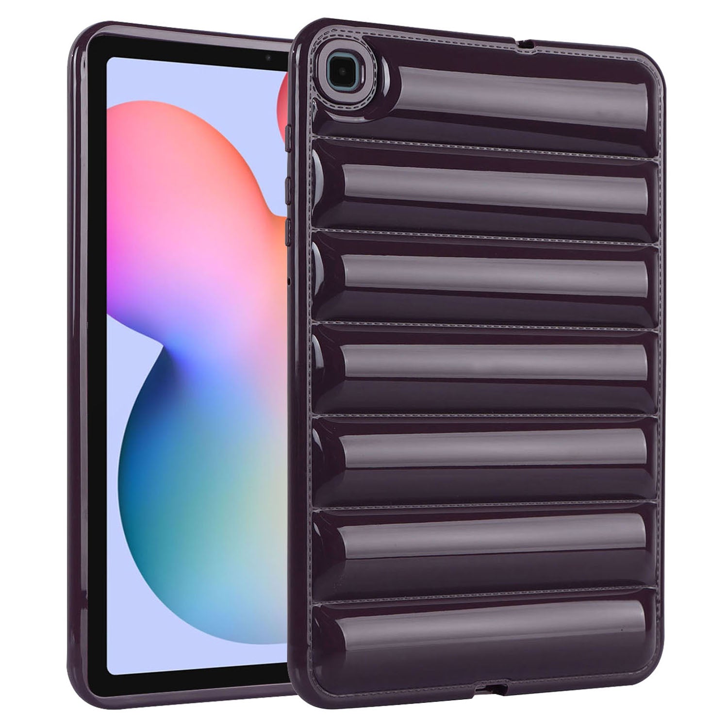 For Samsung Galaxy Tab S6 Lite P610 P615 / S6 Lite (2022) Anti-Shock Tablet Case Down Jacket Texture Soft TPU Cover