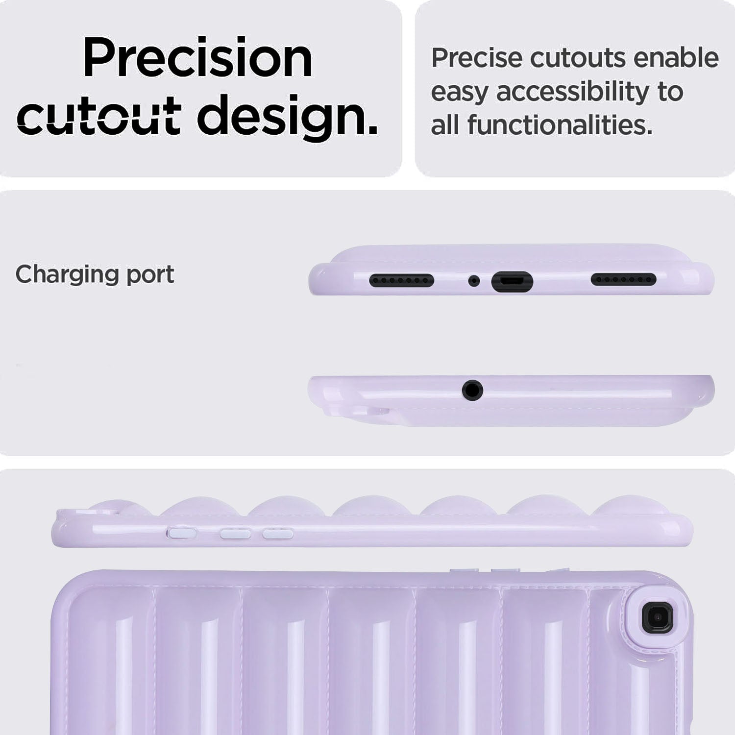 For Samsung Galaxy Tab A 8.0 (2019) SM-T290 (Wi-Fi) / SM-T295 (LTE) TPU Tablet Case Down Jacket Texture Cover