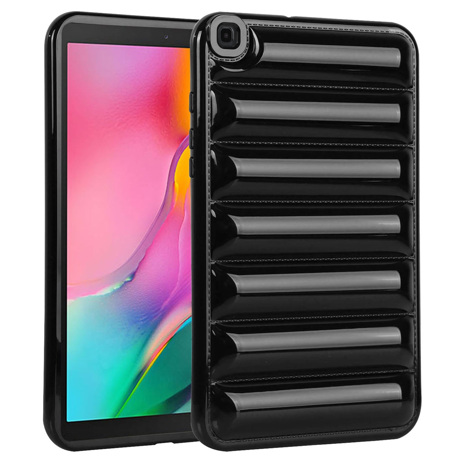 For Samsung Galaxy Tab A 8.0 (2019) SM-T290 (Wi-Fi) / SM-T295 (LTE) TPU Tablet Case Down Jacket Texture Cover