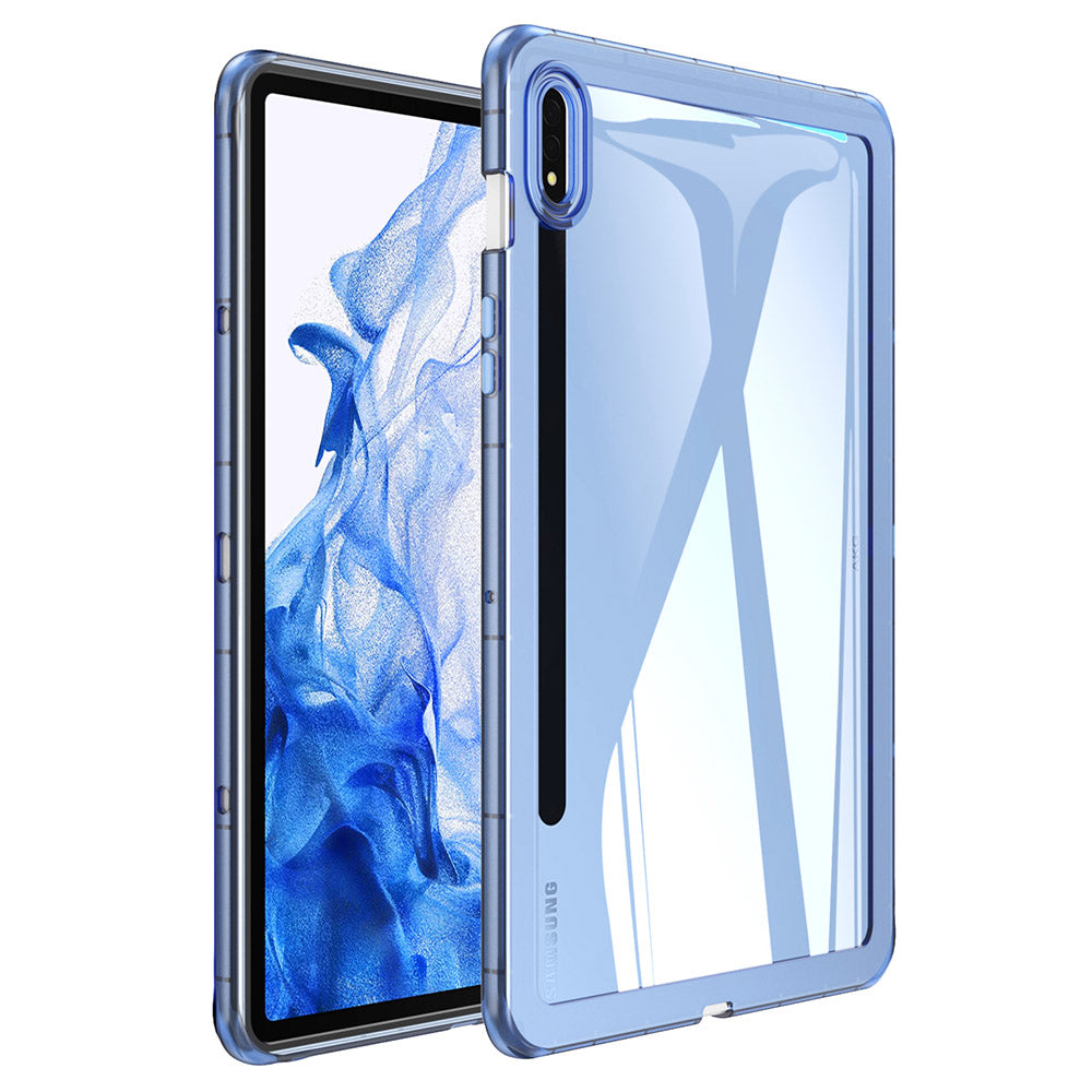 For Samsung Galaxy Tab S7 T870 / Tab S8 X700 Clear Tablet Case Acrylic TPU Protective Cover