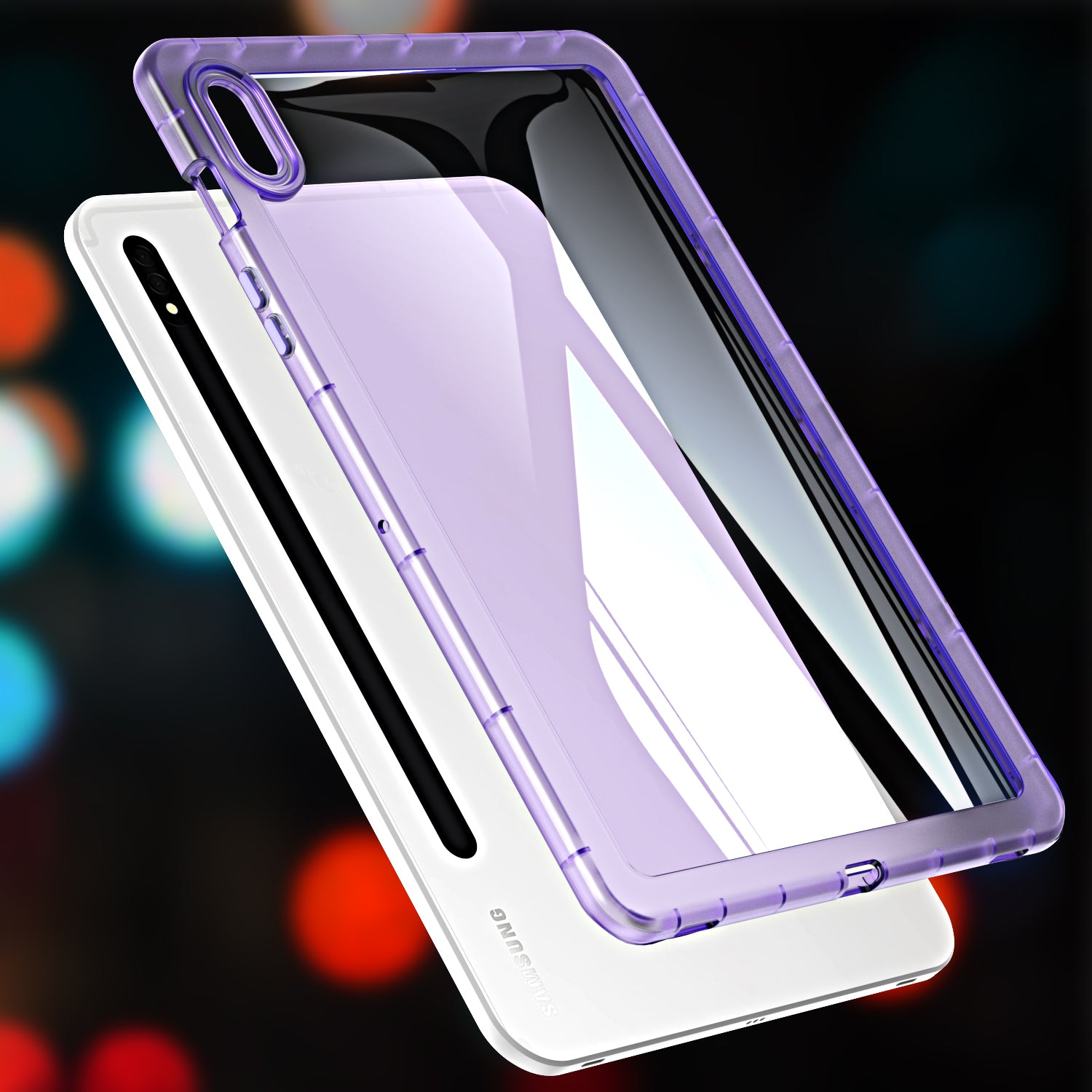 For Samsung Galaxy Tab S7 T870 / Tab S8 X700 Clear Tablet Case Acrylic TPU Protective Cover