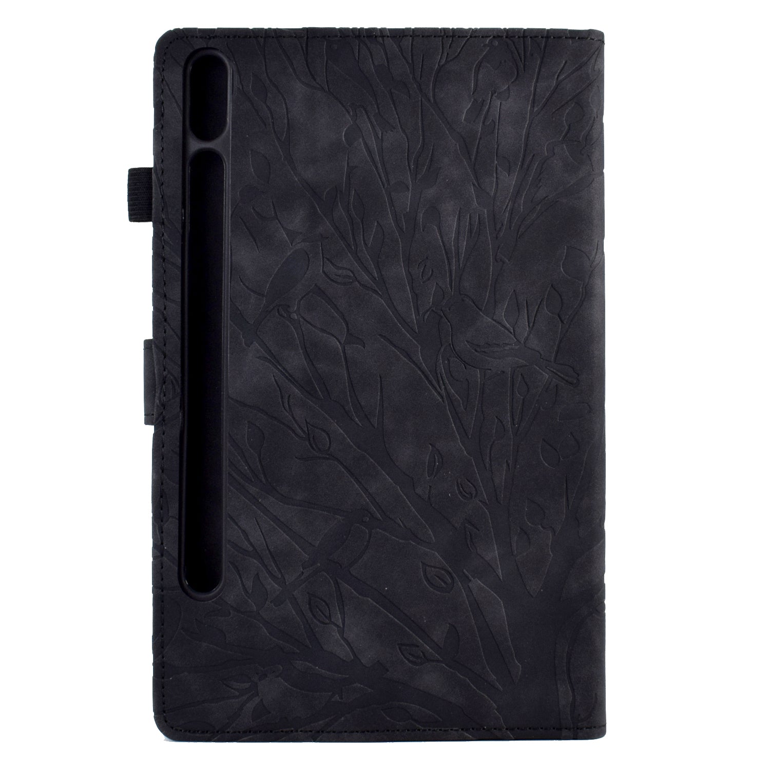 For Samsung Galaxy Tab S8 X700 X706 / S7 T870 T875 Card Holder Stand Tablet Case Imprinted Tree Leather Cover