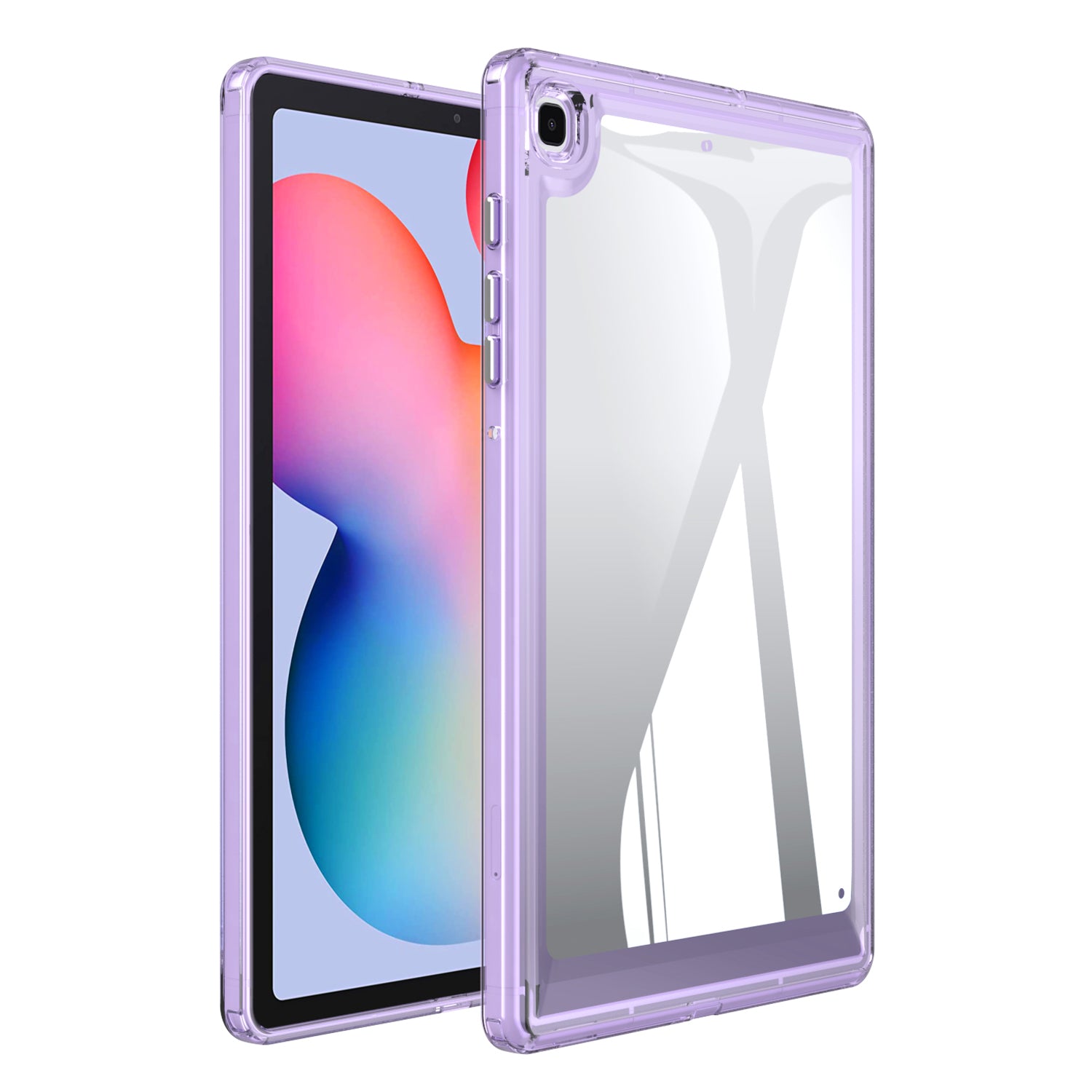 For Samsung Galaxy Tab S6 Lite P610/P615/Tab S6 Lite (2022) TPU Transparent Acrylic Tablet Case Fall-proof Cover