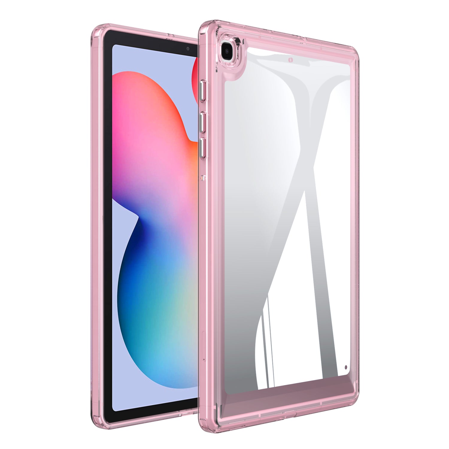 For Samsung Galaxy Tab S6 Lite P610/P615/Tab S6 Lite (2022) TPU Transparent Acrylic Tablet Case Fall-proof Cover