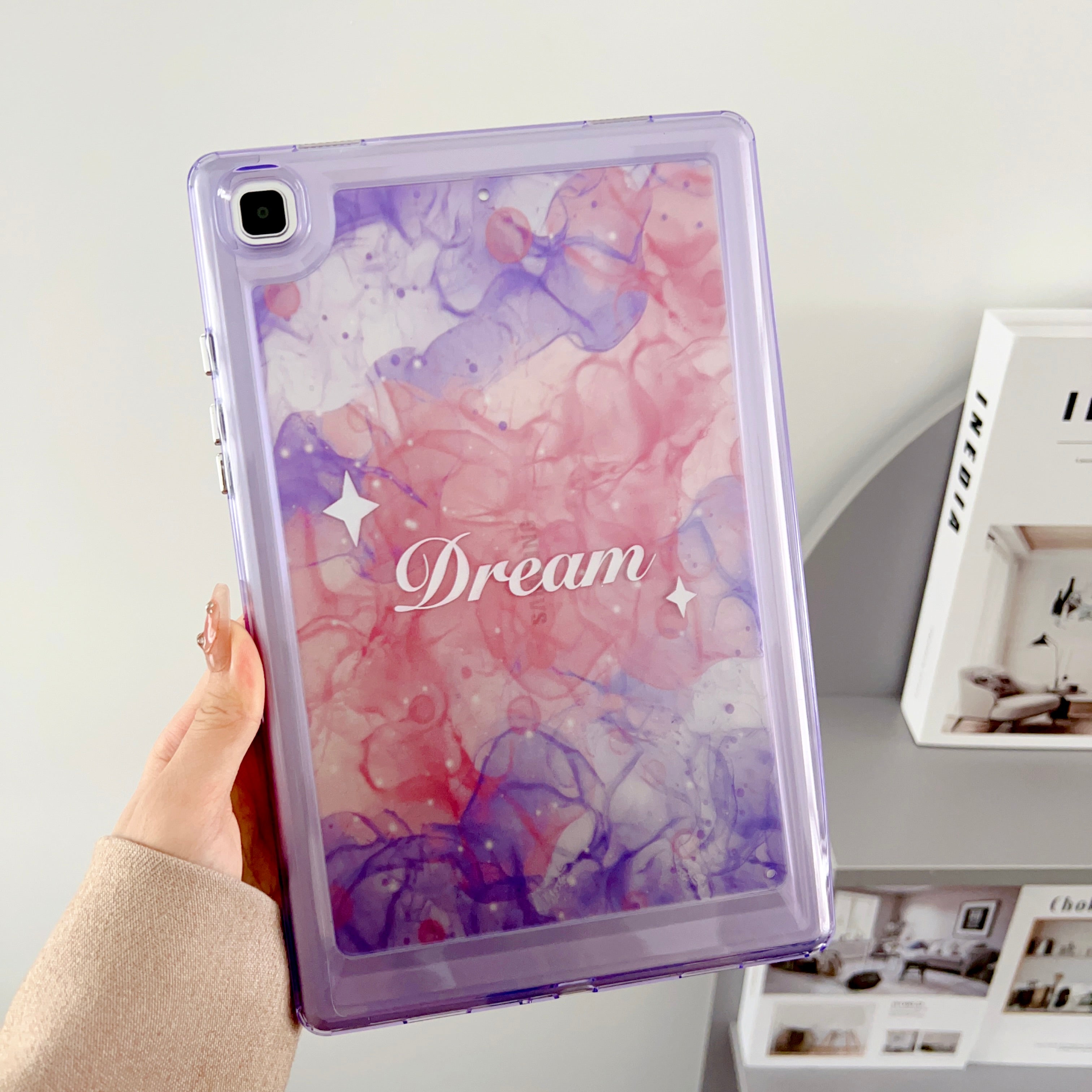 For Samsung Galaxy Tab A7 10.4 (2020) T500 T505 Protective Case Pattern Printing TPU PC Tablet Cover