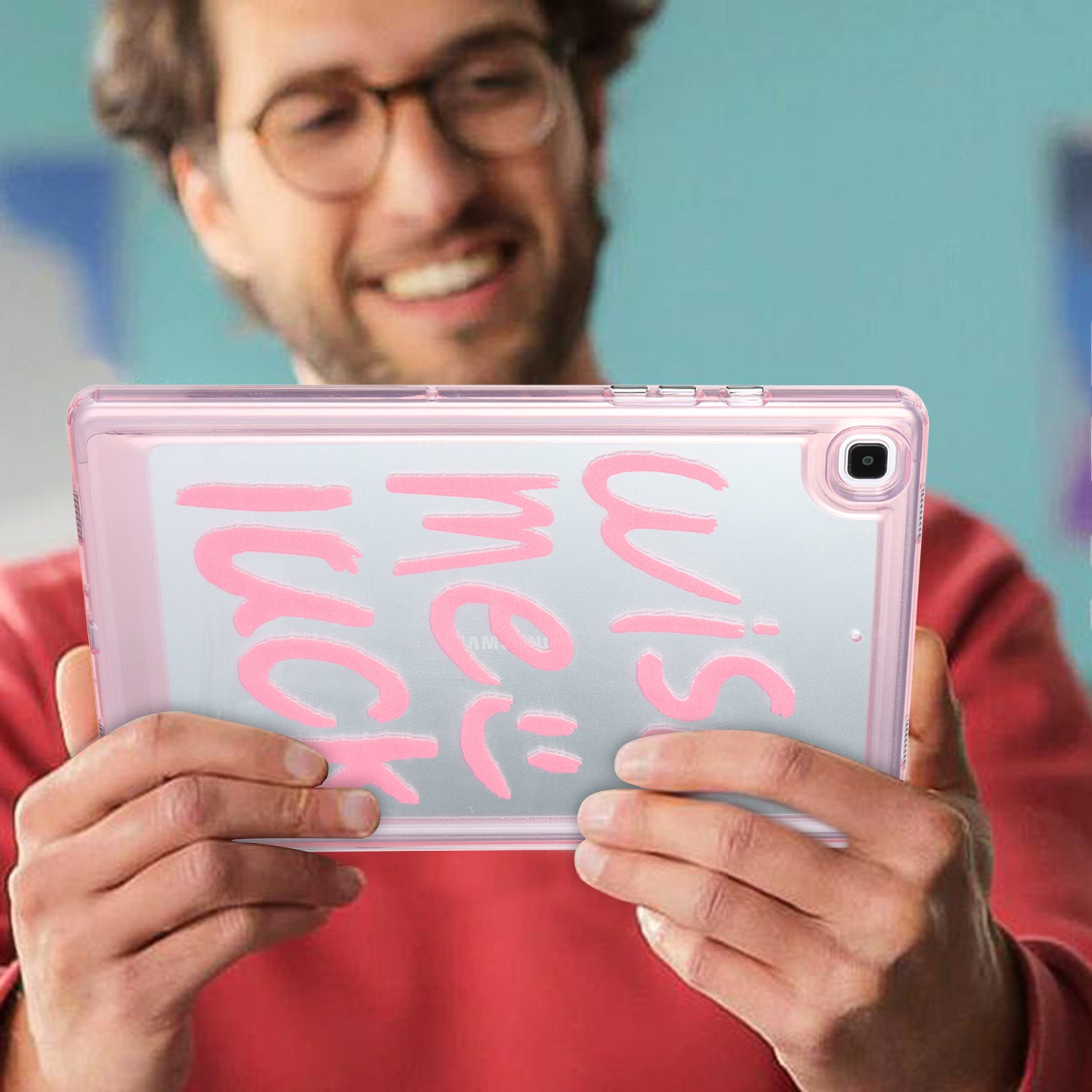 For Samsung Galaxy Tab A7 Lite 8.7-inch T225 T220 Shockproof Cover Pattern Printing TPU PC Tablet Case