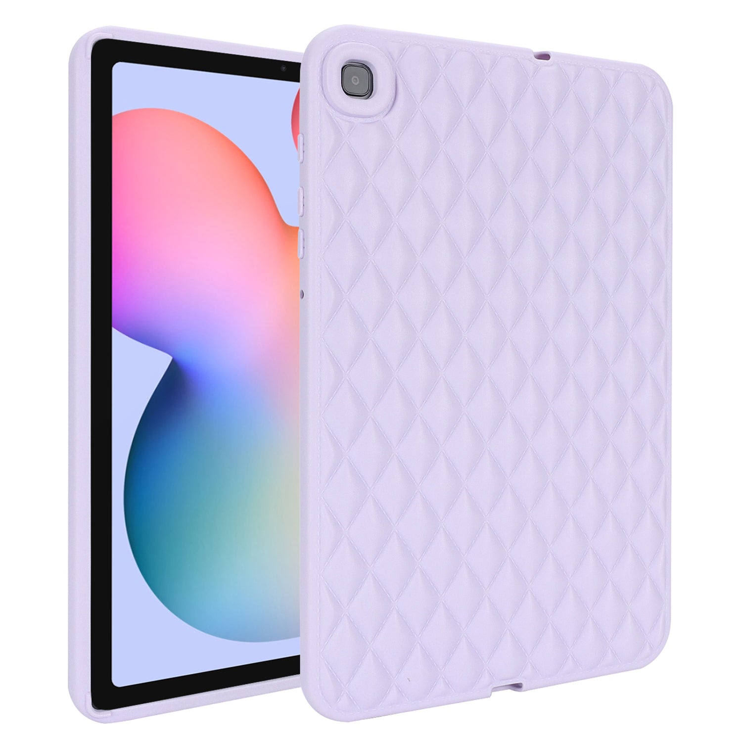 For Samsung Galaxy Tab S6 Lite S6 Lite (2022) P610 P615 Rhombus Pattern Tablet Case Soft TPU Protective Back Cover