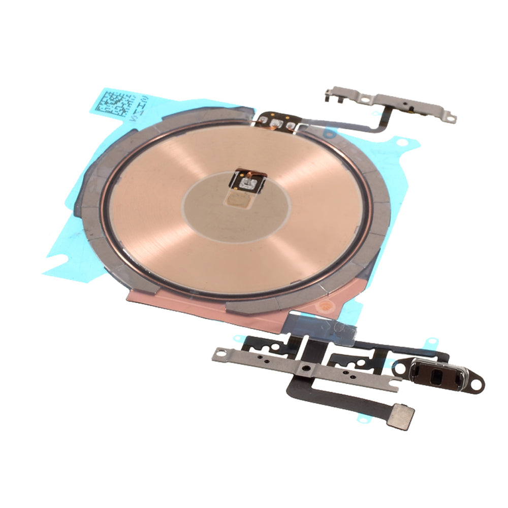 For iPhone 12 mini 5.4 inch Wireless Charging Power On/Off and Volume Buttons Flex Cable Phone Repair Part (without Logo)