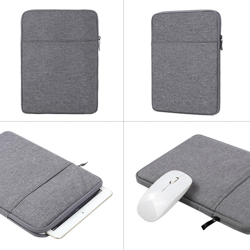 Waterproof Sleeve Bag for 10-inch Tablets Carrying Case Portable Anti-Scratch Bag with Pouch