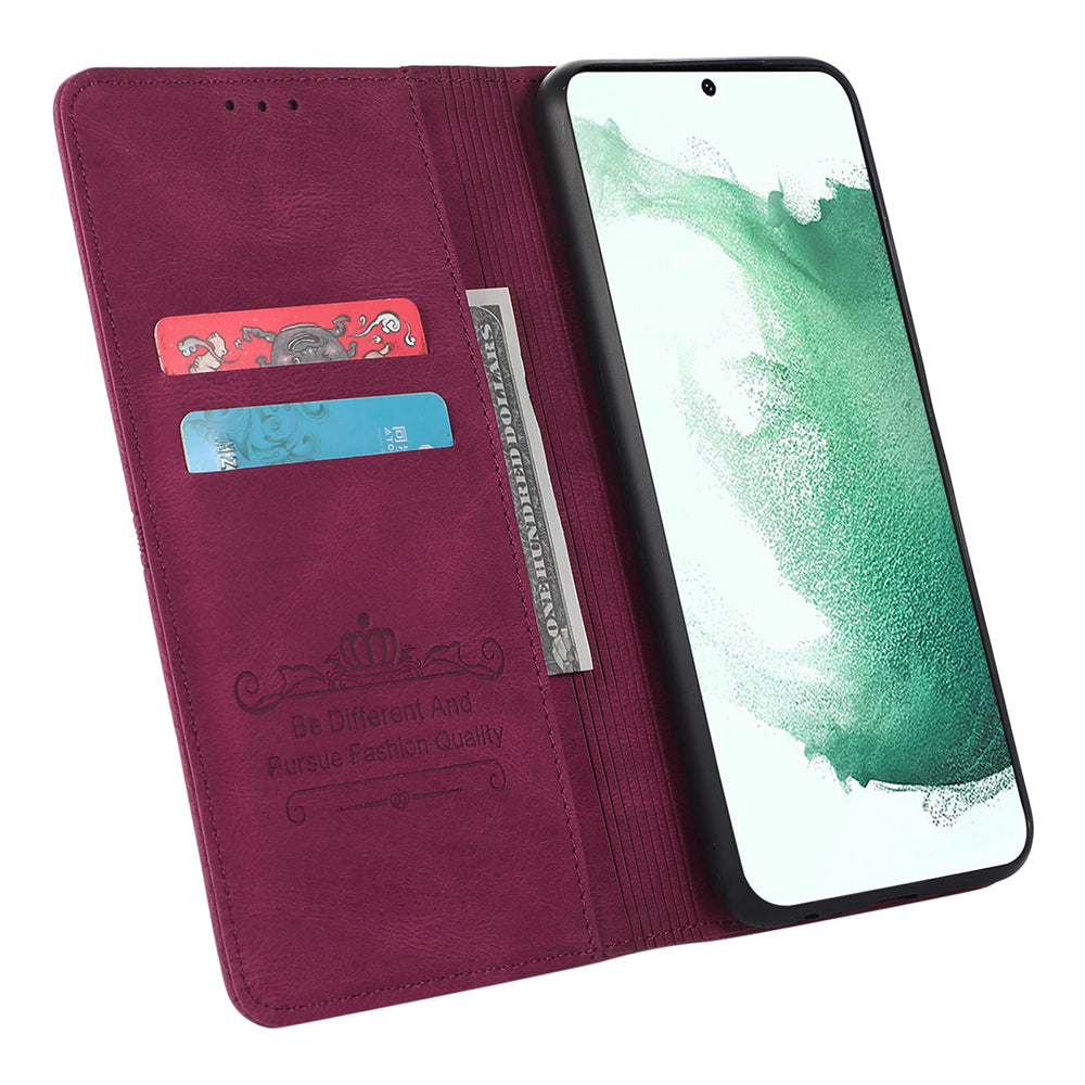 For Samsung Galaxy S23 Dream Series Phone Leather Case Wallet Stand Mobile Phone Protective Cover