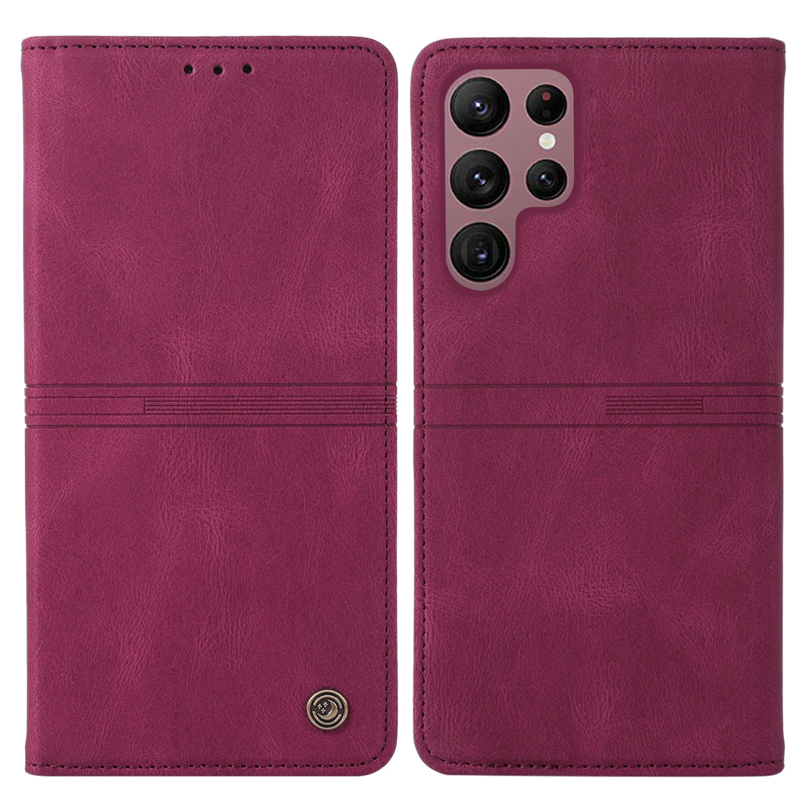 For Samsung Galaxy S23 Ultra Dream Series Anti-drop PU Leather Phone Wallet Case Stand Protective Phone Cover