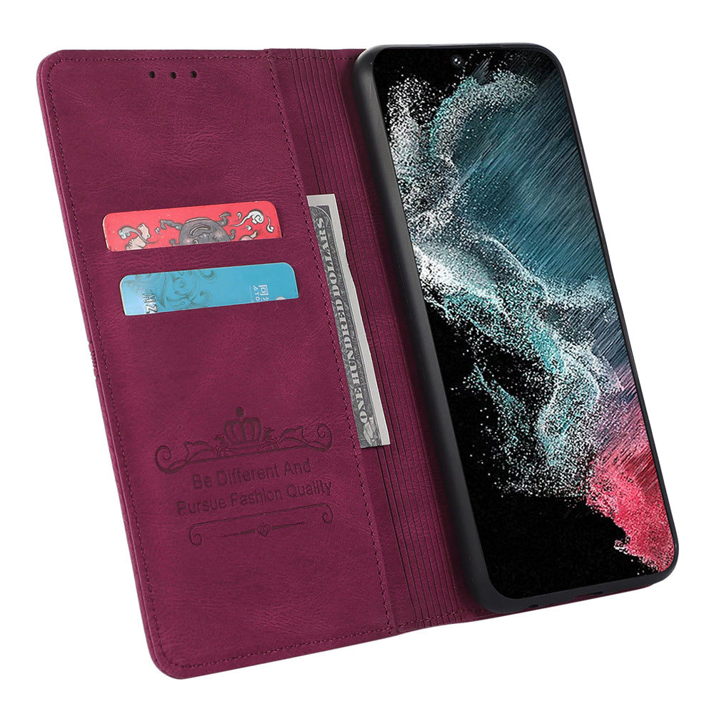 For Samsung Galaxy S23 Ultra Dream Series Anti-drop PU Leather Phone Wallet Case Stand Protective Phone Cover