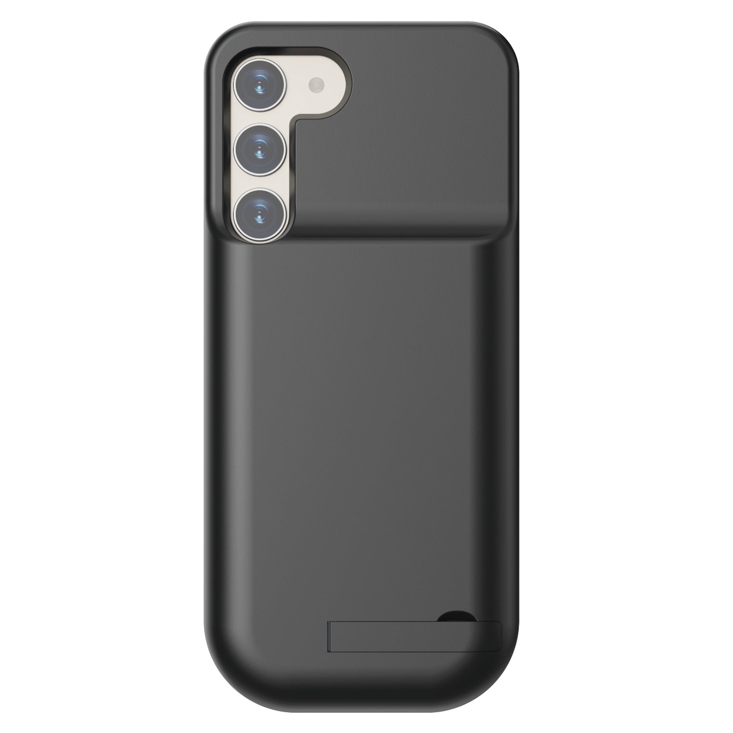 Přenosné bateriové pouzdro T35 pro Samsung Galaxy S23+, 6000mAh Power Bank Zadní pouzdro na telefon se stojánkem