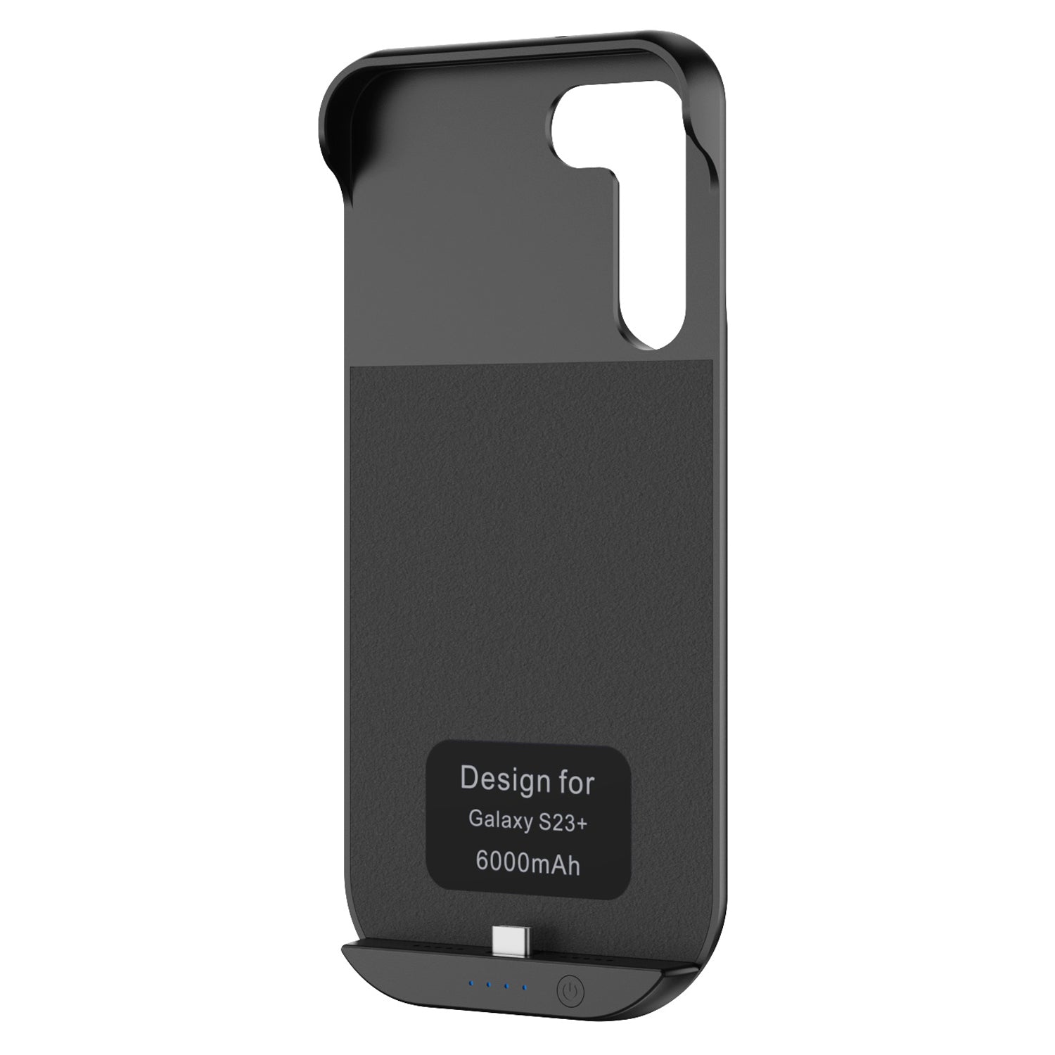 Přenosné bateriové pouzdro T35 pro Samsung Galaxy S23+, 6000mAh Power Bank Zadní pouzdro na telefon se stojánkem